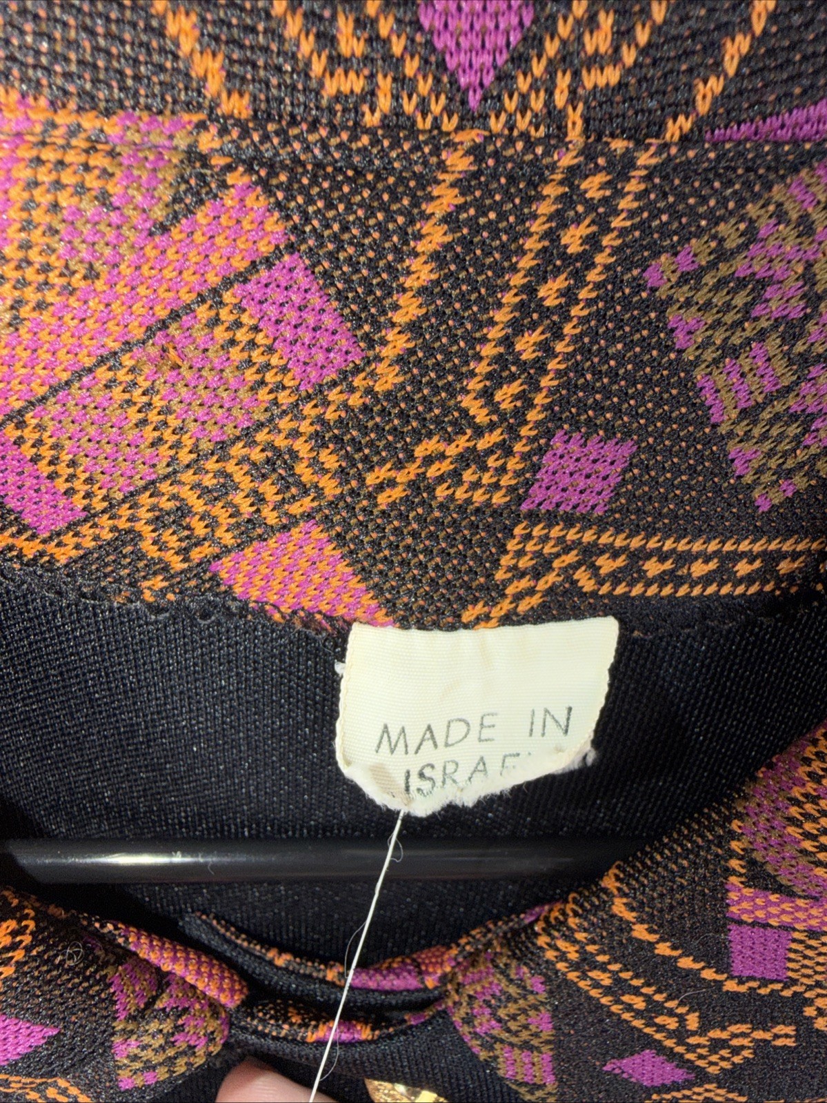 Vtg 70s BUTTERFLY COLLAR POLYESTER PSYCHEDELIC Beagle 38 (M) Pocket Gold Western