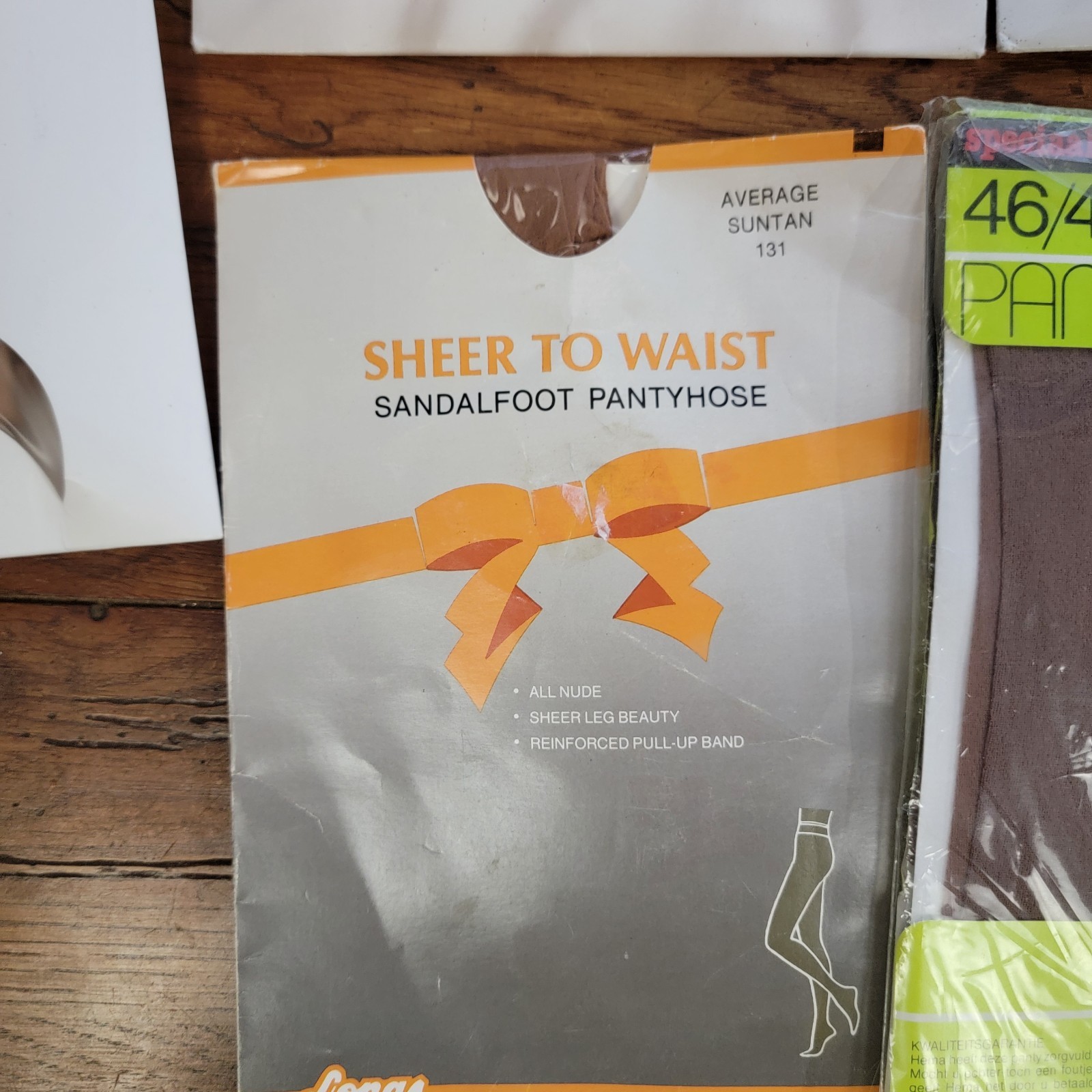 Vintage Lot of 8 Pantyhose 7 Pkgs New Old Stock Small, M/L Petitie, S/M Various
