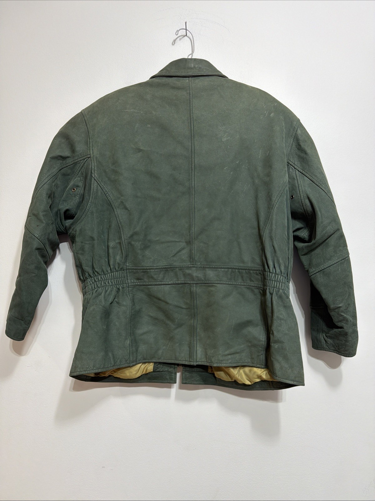 Lloyd Elliot’s Country Club Green Leather Jacket Large The Avanti Outerwear Co.