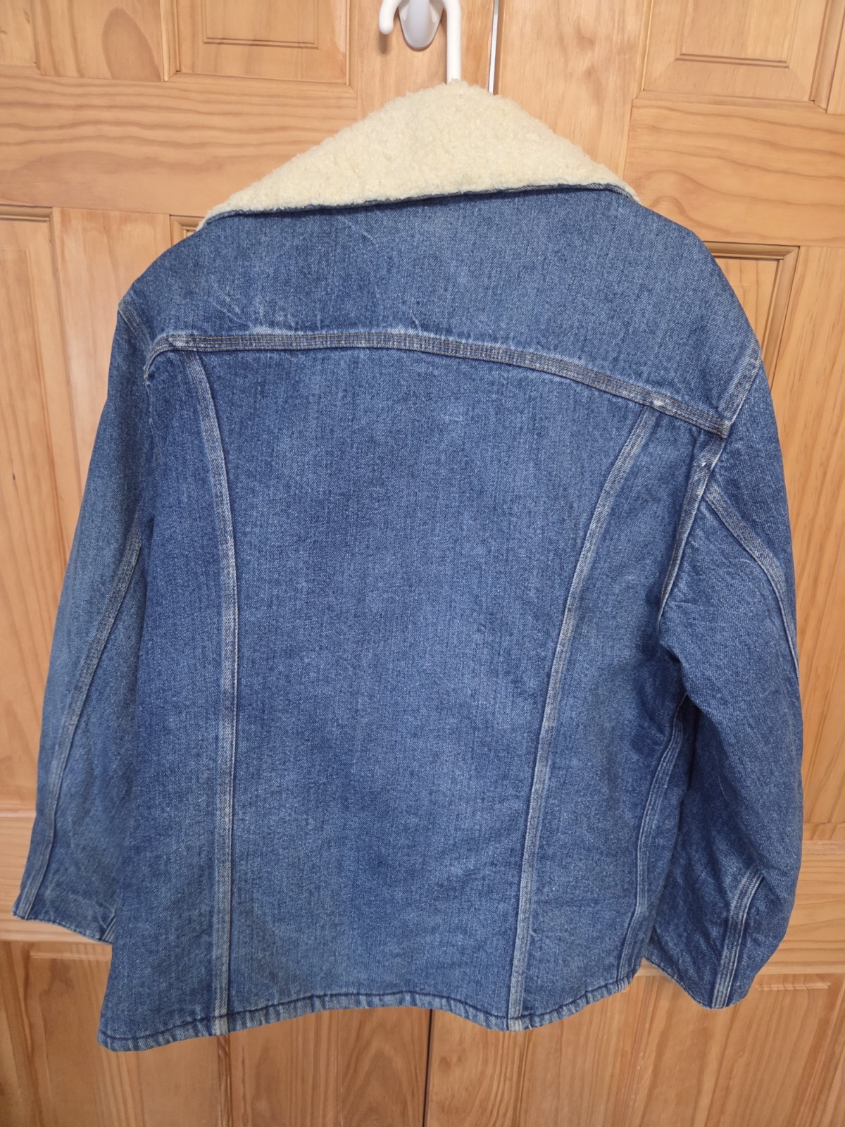 Vintage 1970s Carhartt Denim Sherpa Lined USA union made size 44