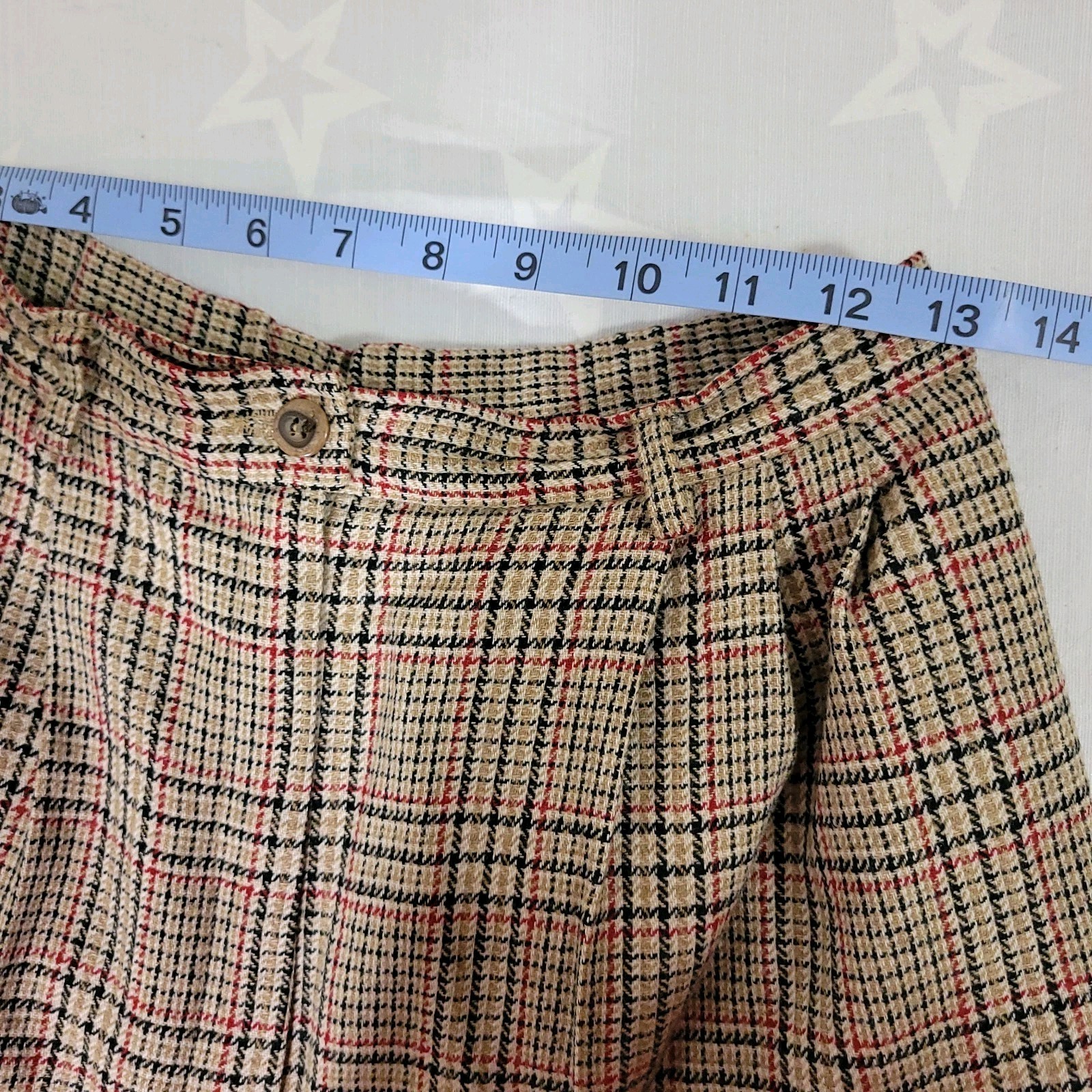 Vintage Pendleton Classic 2 Piece Set Size 10 – Wool Plaid Vest + Pleated Shorts