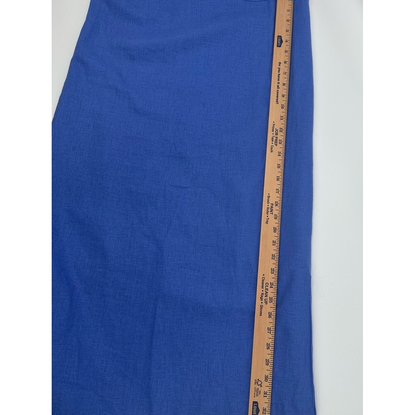 Vintage 90s Positive Attitude Blue Linen Blend Dress Jacket Set 6 NWOT 1180