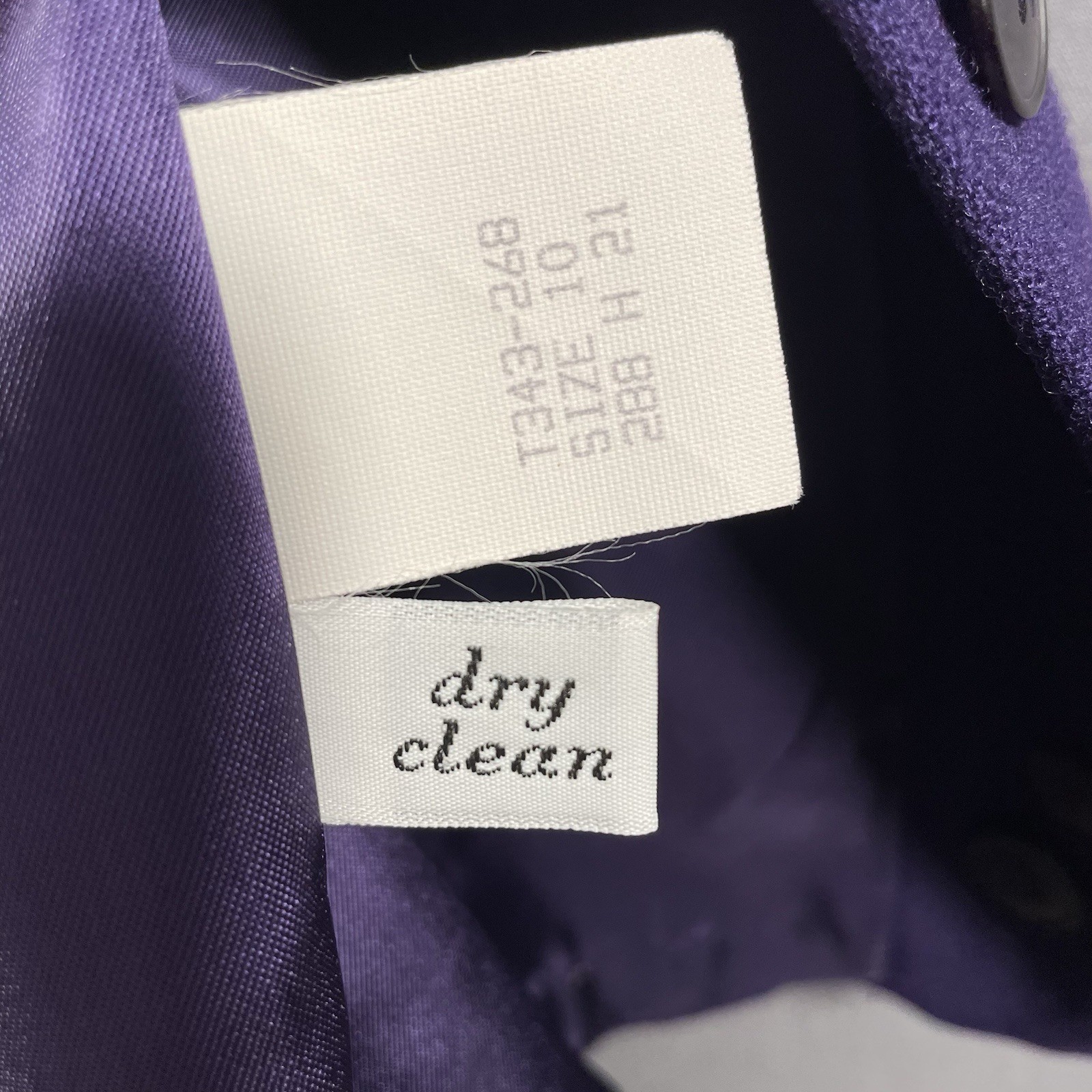 Vintage 1980’s Pendleton Wool Crepe Suit Skirt Blazer Purple USA Sz 8 *READ*