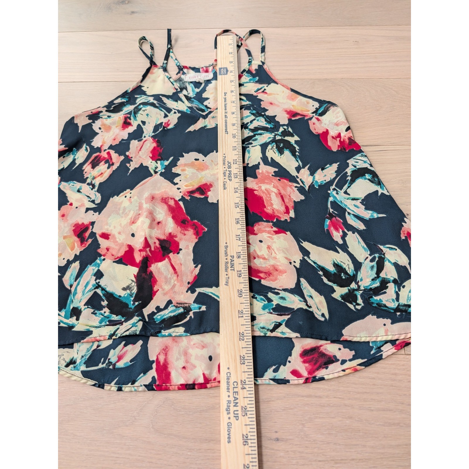 Eight Sixty Floral Swing Cami Tank | Double Strap | Women’s Small