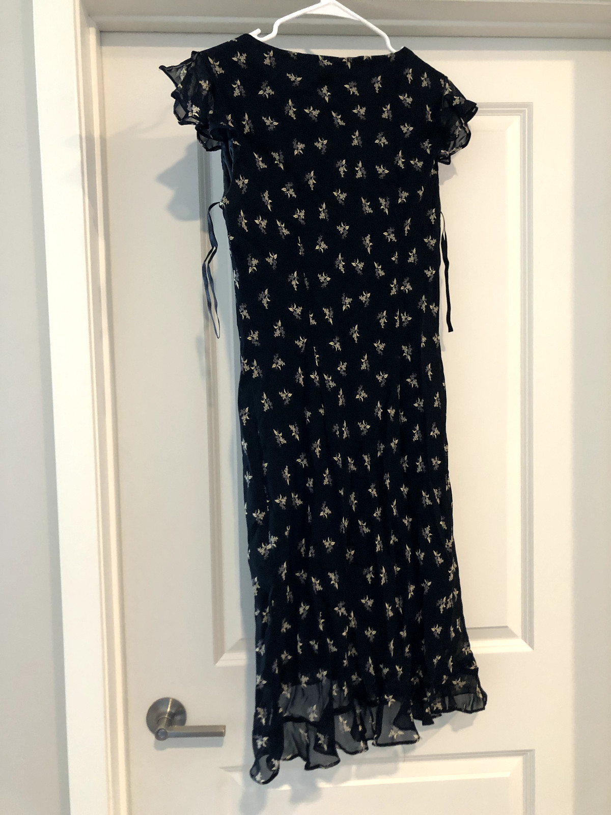 Evan Picone Vintage 90s Dress – Black, Floral Print Size 10