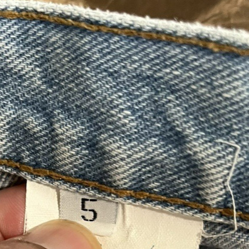 Vintage Made in the Shade Blue Denim Shorts Size 5 USA