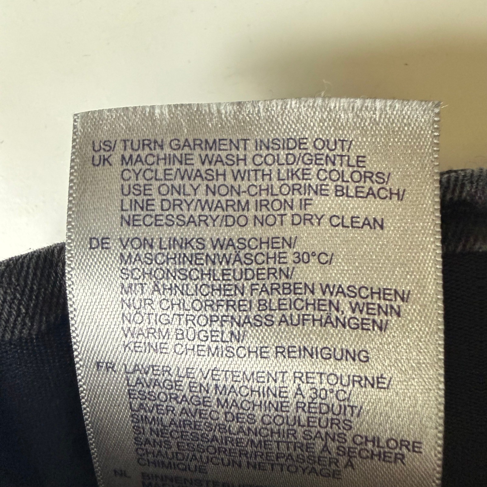 NYDJ Sheri Slim Women Large Vintage Black Waist-Match Lift Tuck Denim MSHBSS8984