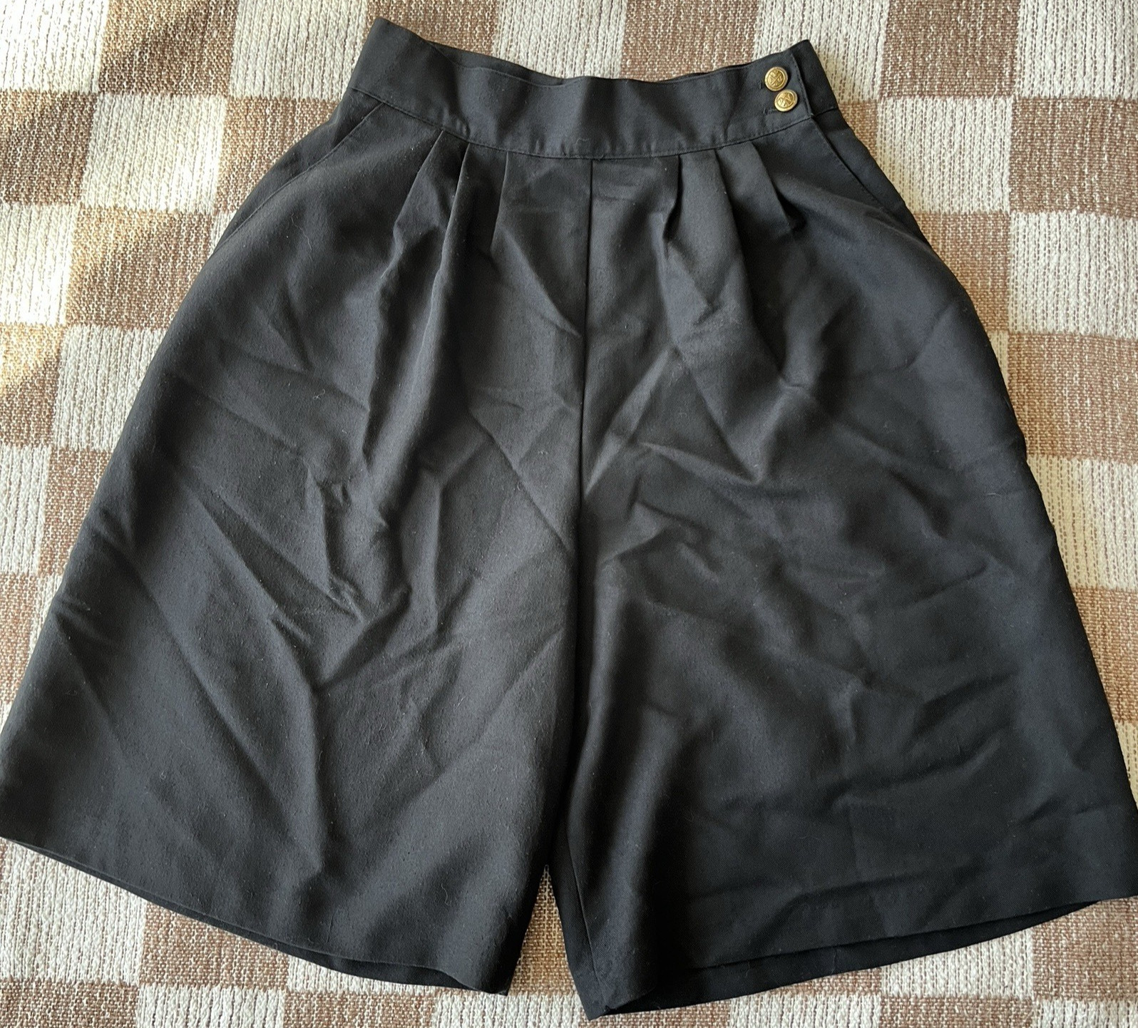 Vintage Adam & Yves pleated trouser shorts 80s retro – size 2/4