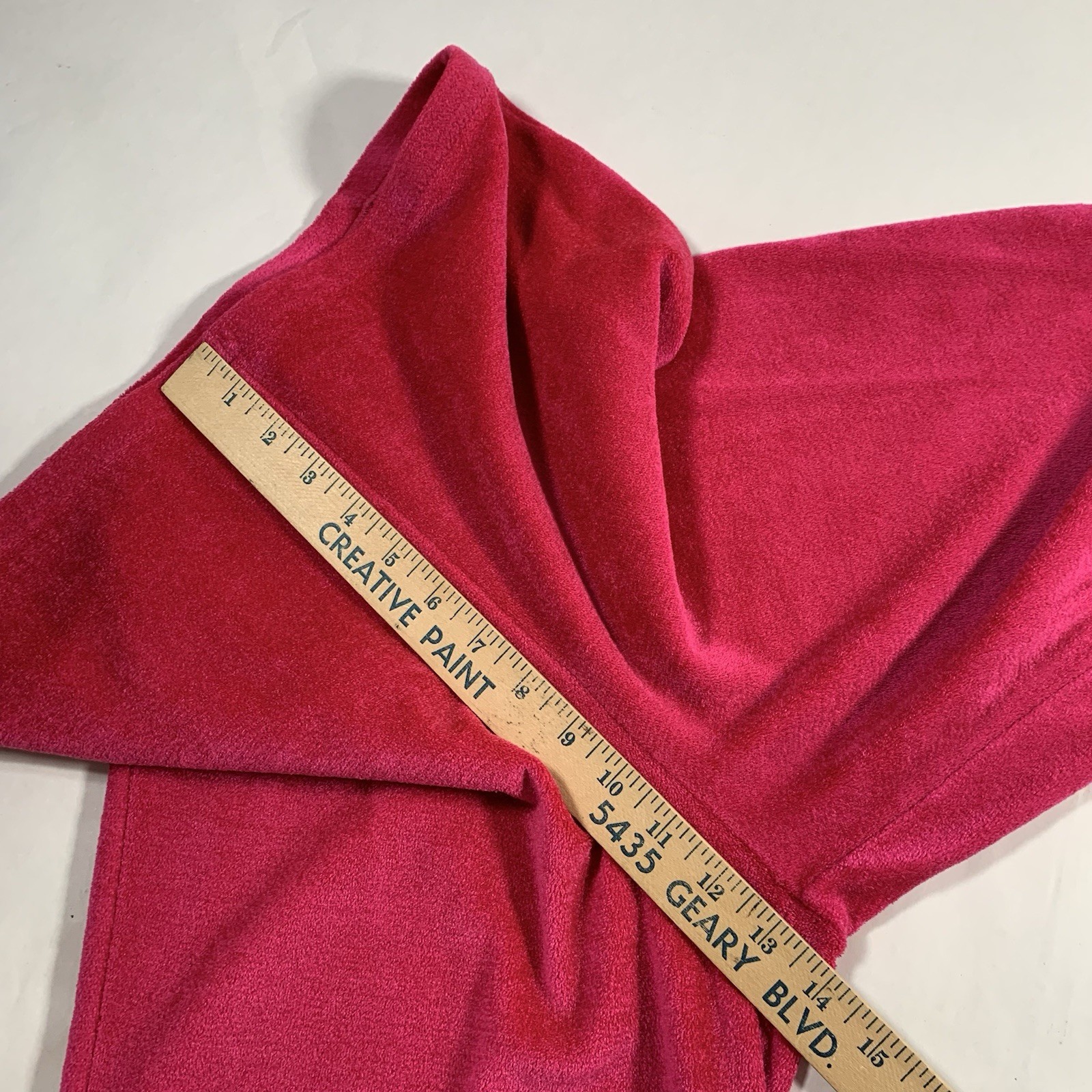 VTG 70s DeWeese Terry Cloth Velour Swim Sweat Suit Set Womens Medium Pool Lounge