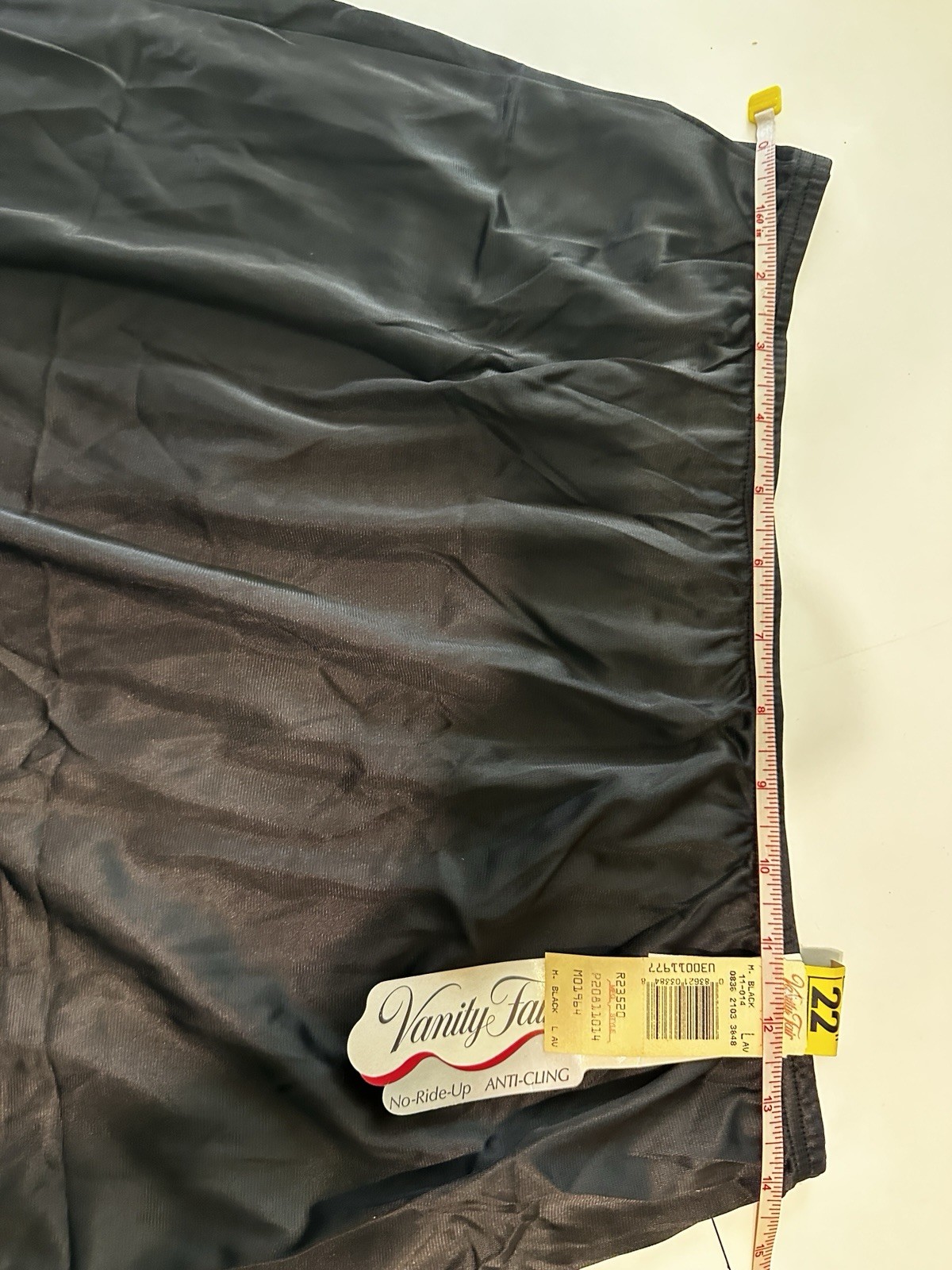 NWT Vintage Vanity Fair Large 22” Long SLIP Nylon Scallop Coquette USA