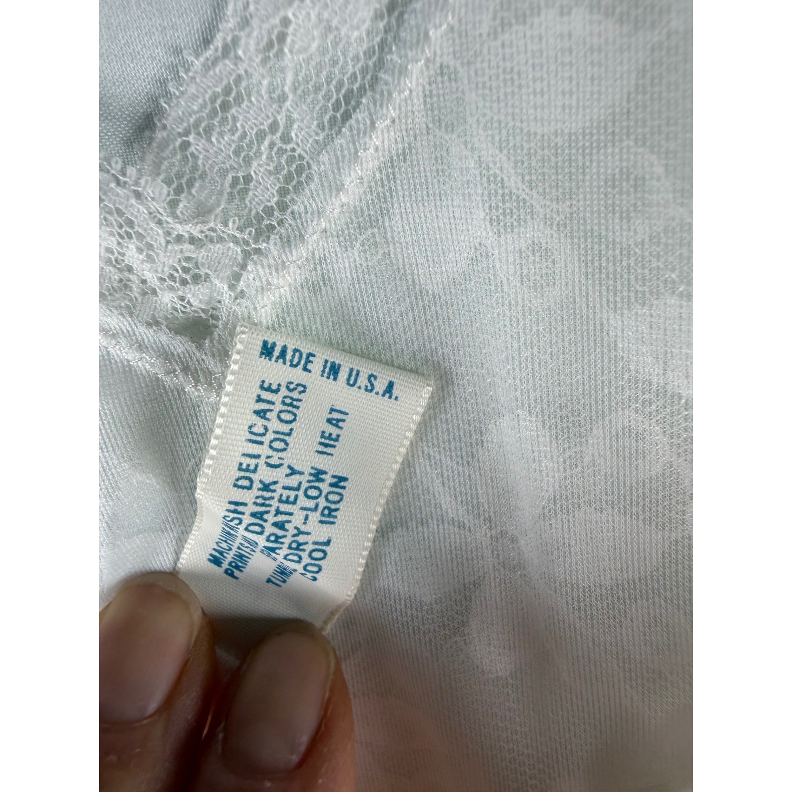 Vintage Vanity Fair White Lace Full Slip Antron III Nylon USA Size 38 NWT
