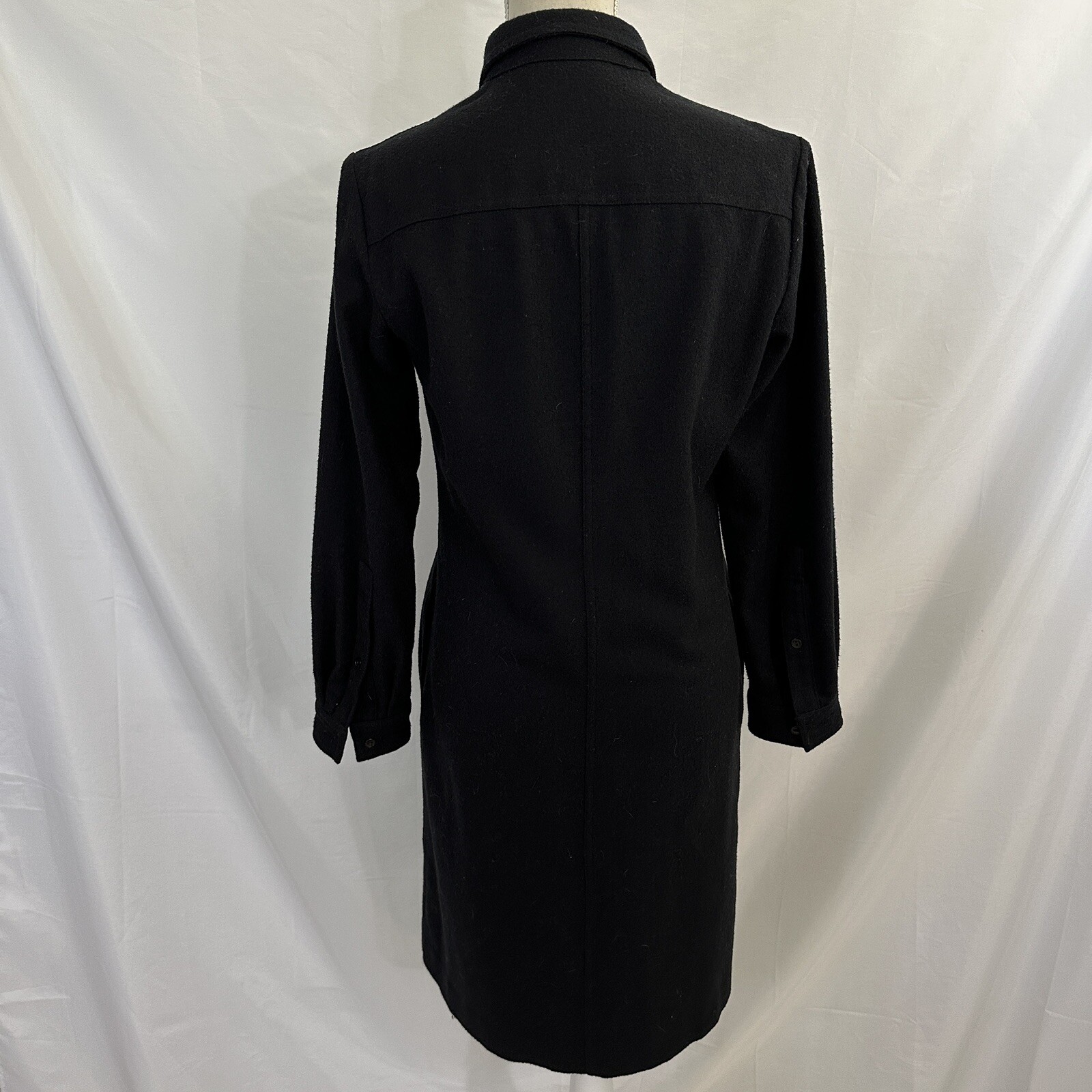 Vintage Gloria Vanderbilt Jonathan Logan Wool Duster Jacket Shirt Dress