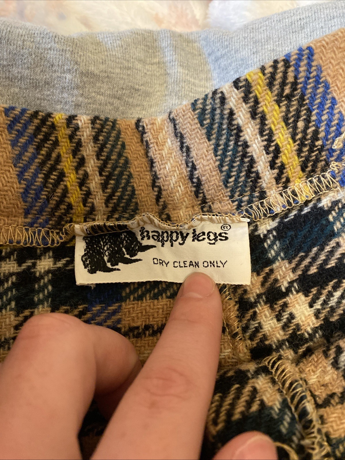 Authentic Vintage 1970’s Happy Legs Wool Bell bottoms
