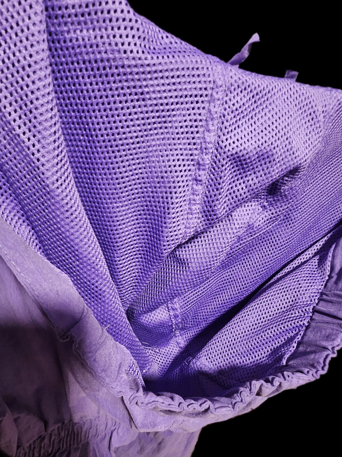 NWOT VTG 90s Speedwalking Momcore Jenni Purple Nylon Hooded Windbreaker Jacket