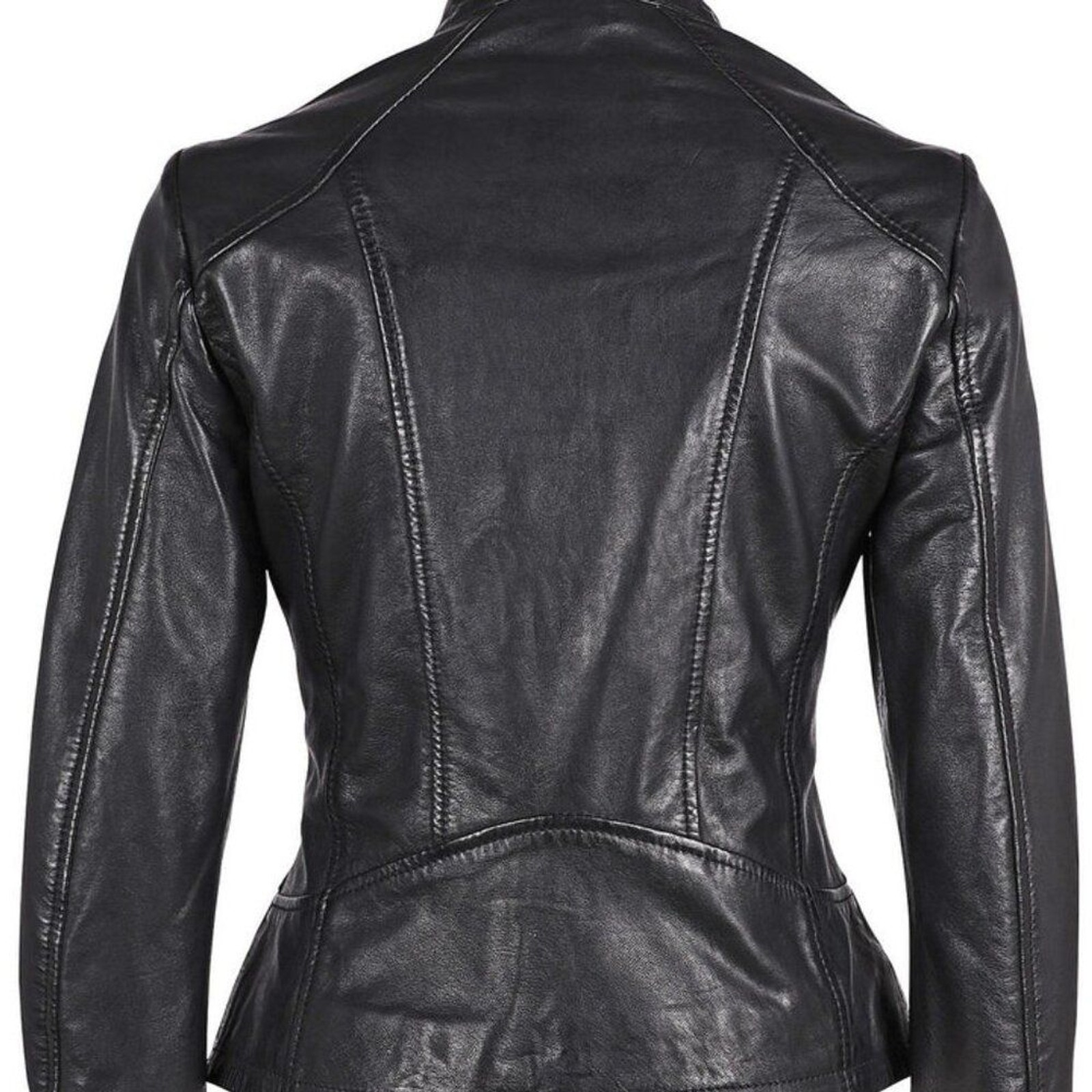 Mauritius – Lyla Leather Jacket – Black Size 6