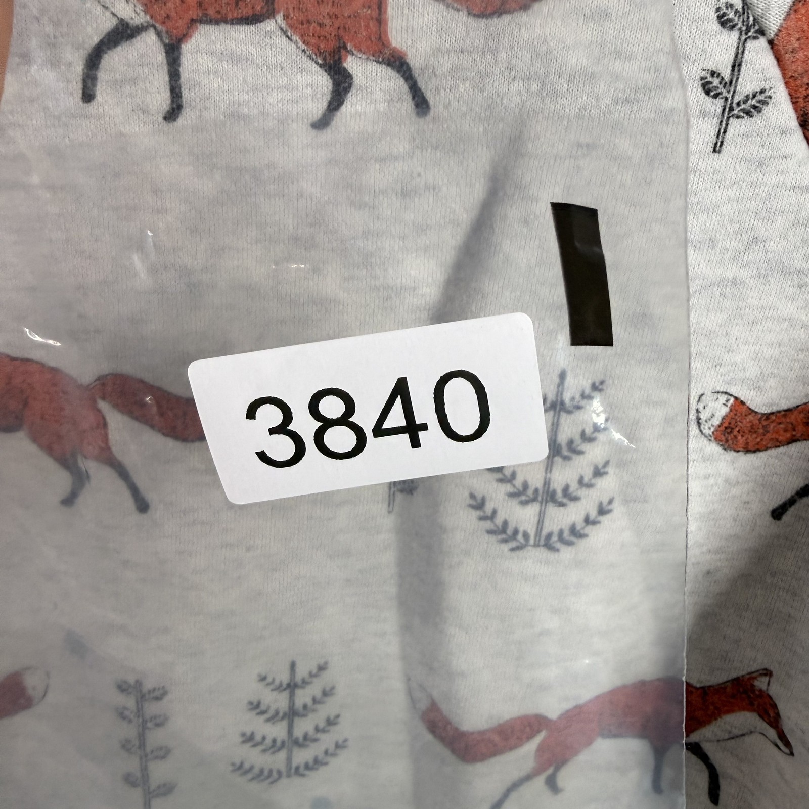 L.A. SOUL Women’s Gray Fox Woodland Print Raglan Sweatshirt Pullover Top Size L