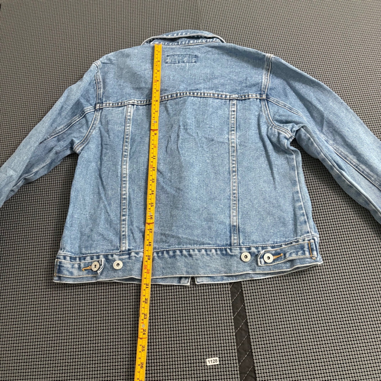 Vintage LA Blues Womens Small Light Wash Cotton Denim Trucker Jacket