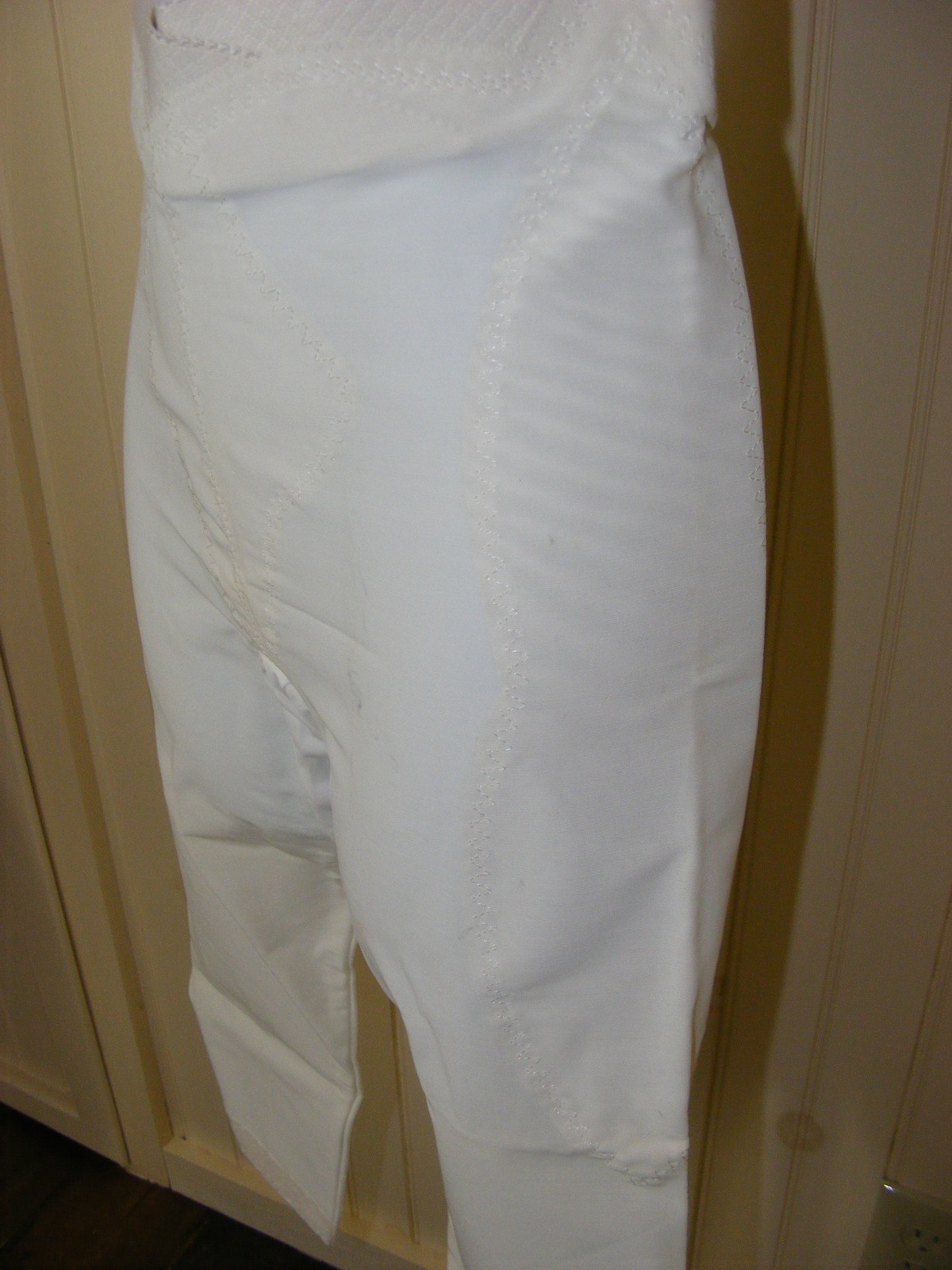 70s PANTS GIRDLE LONG LEG SHAPER SEARS 85399 MED 27-28 ELASTIC SLACKS SMOOTHER