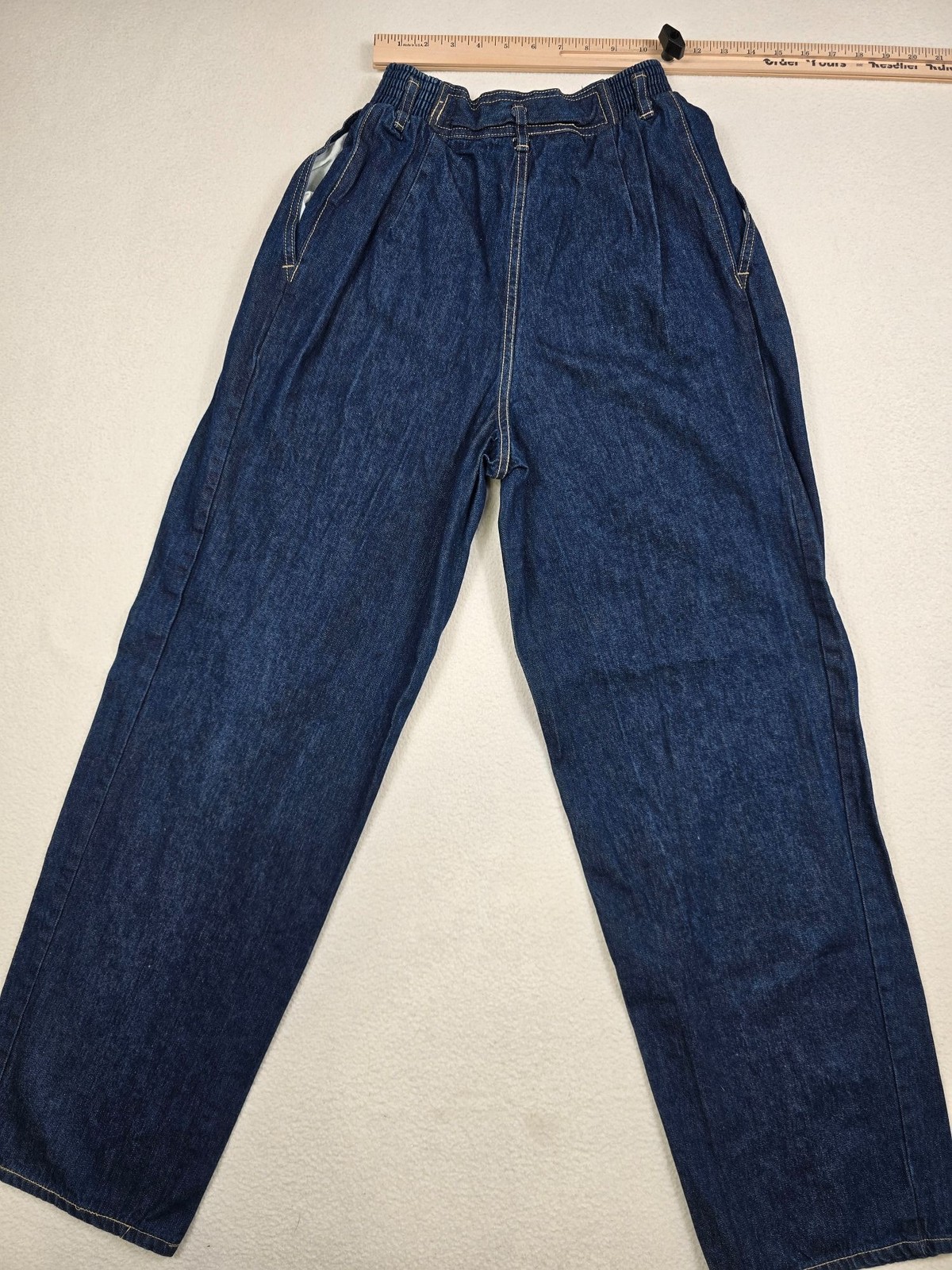 Vintage Loubella 60s 70s Denim Pants Size 8/9 Pinup Retro Womens
