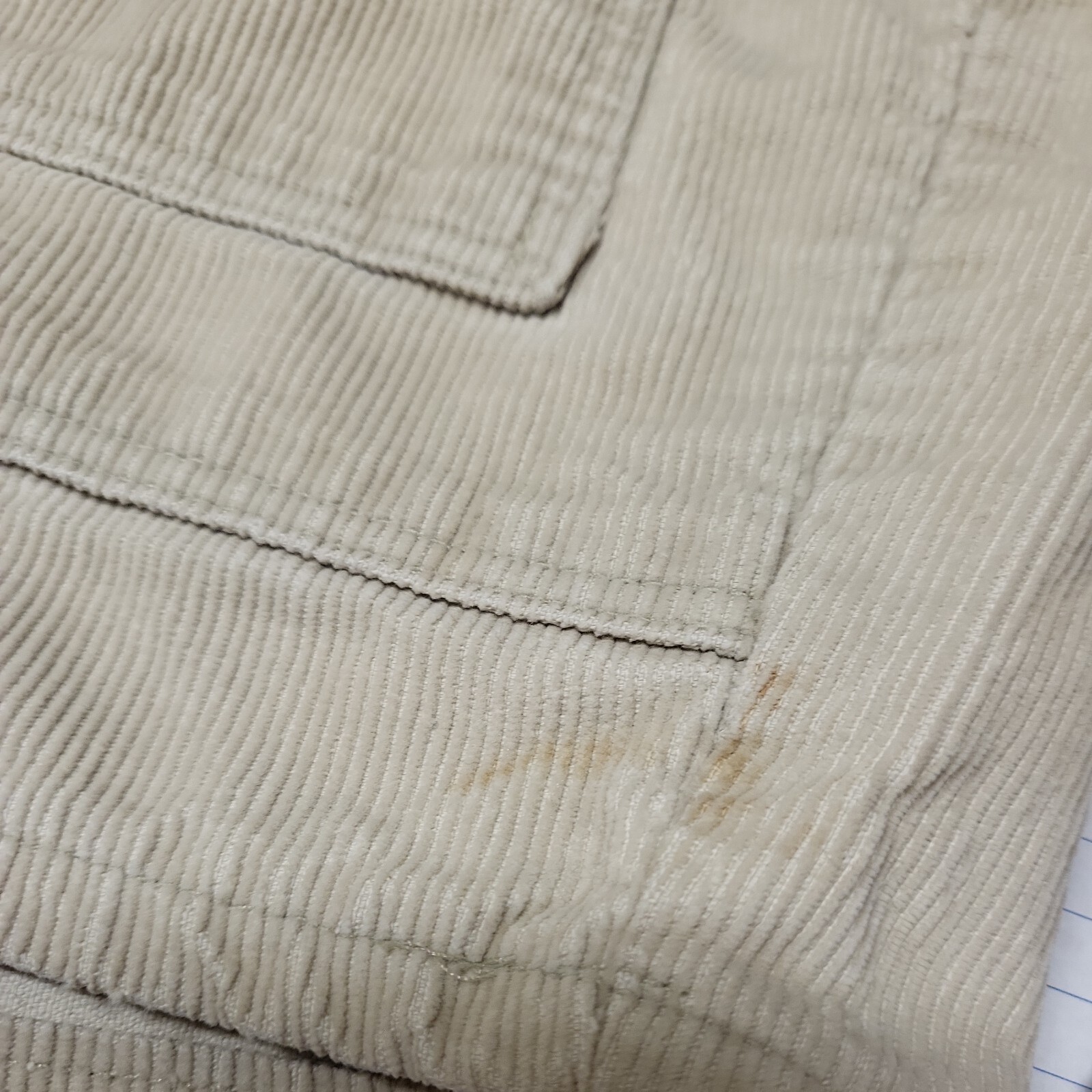 Vintage Maverick Corduroy Womens Shorts 18″ Waist Or 36″ Some Staining See Pics
