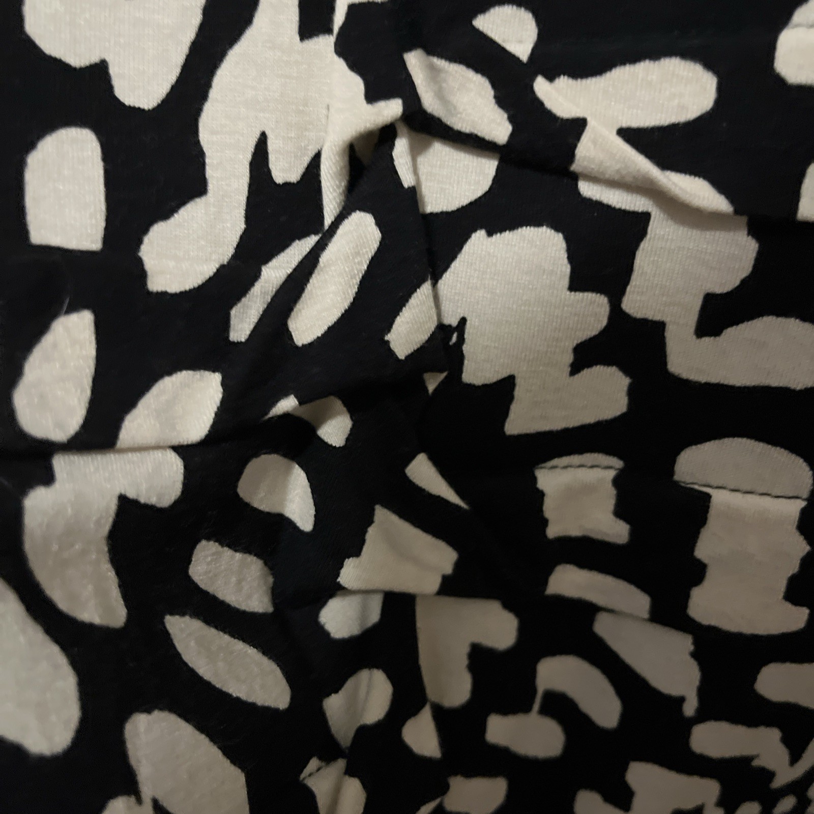 Nicole by Nicole Miller Women’a SIZE SMALL , 3/4 Sleeve Black/white Dress Rayon