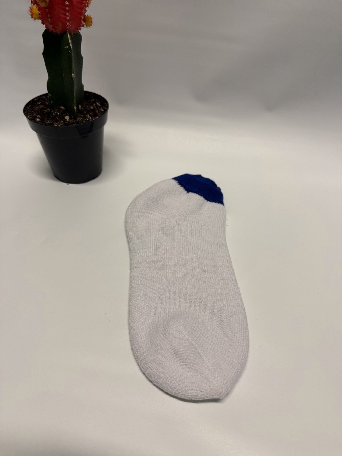 VTG Women’s Socks New Ankle 9-11 Low Cut USA 70s 80s Cotton Blend Royal Stripe