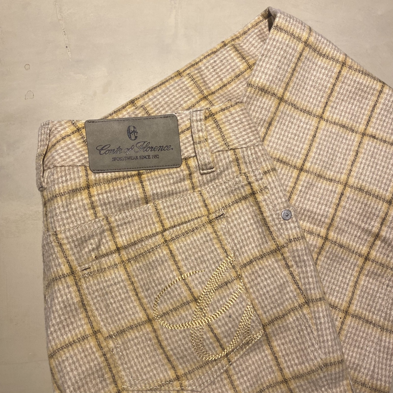 Conte of Florence Vintage Wool Flare Pants | Women’s size US 6 EU 44