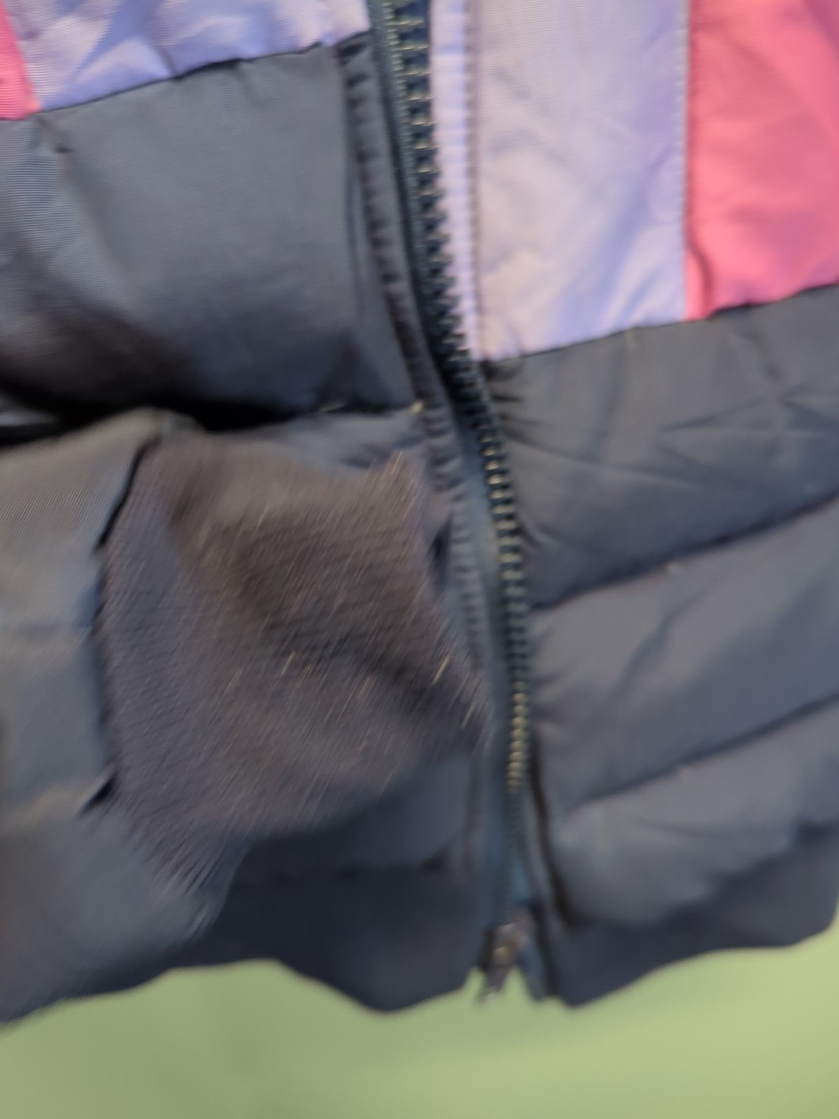Vintage 80s ROFFE Ski Puffer Down Jacket Colorblocked Women’s S/M USA EUC READ