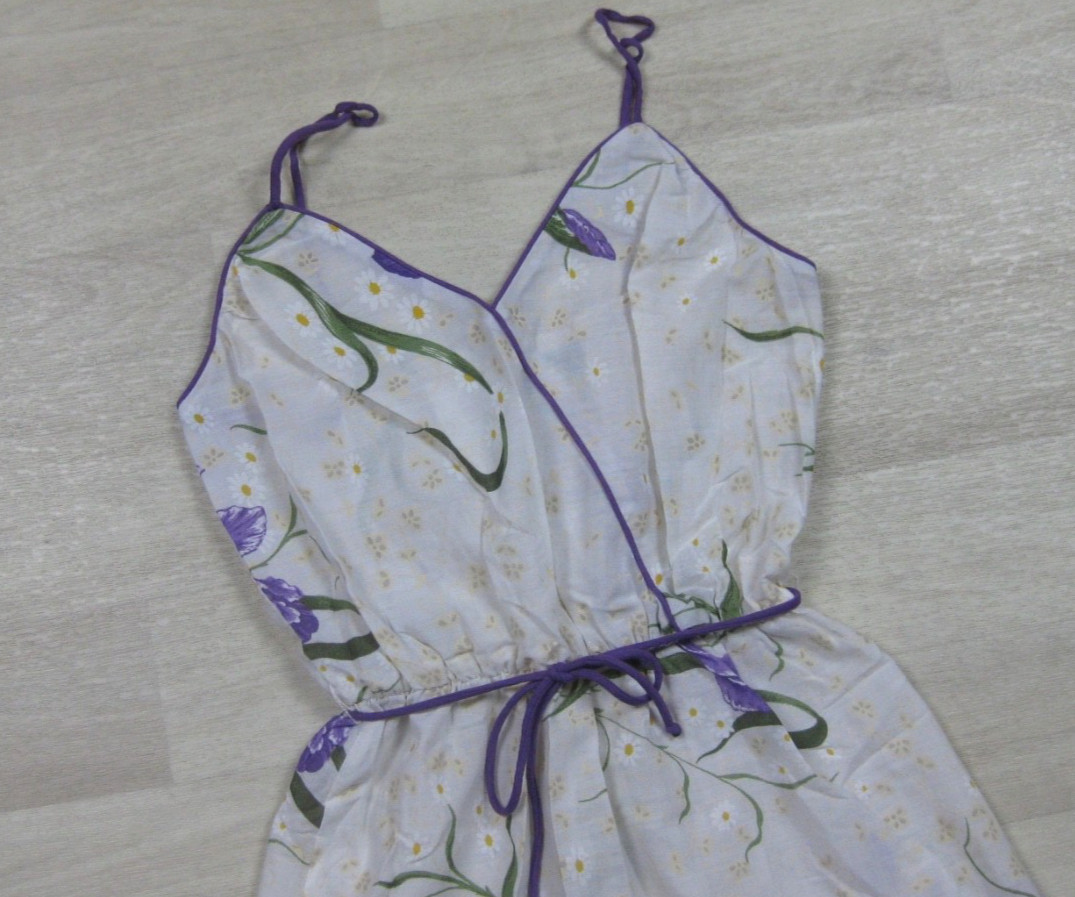 Vintage 70s Paper Moon by Yvette Midi Dress (9) Floral Eyelet Cottagecore Maiden