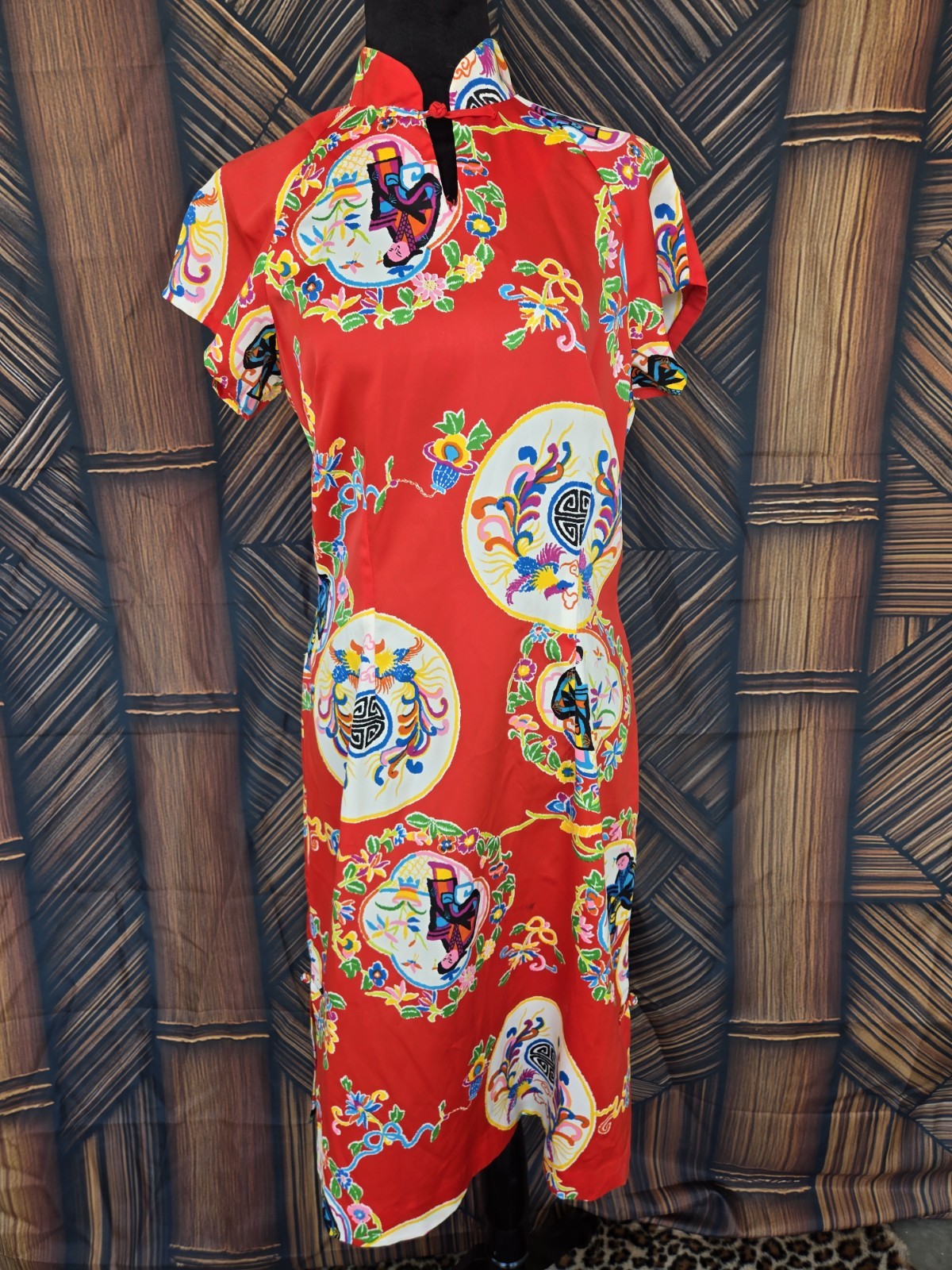 Vintage Waltah Clarke’s Hawaiian Maxi Aloha Dress w1285
