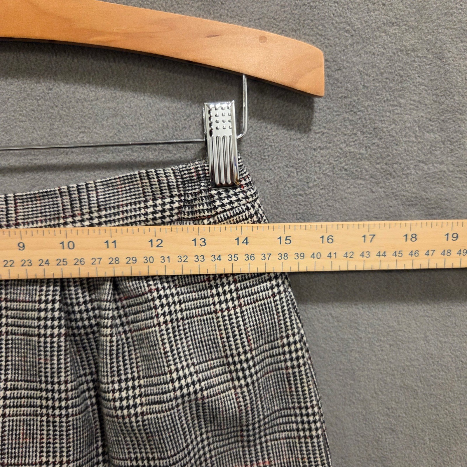Vintage Gilmor Glen Check Plaid Pencil Skirt Women Size 10 Dark Academia Preppy