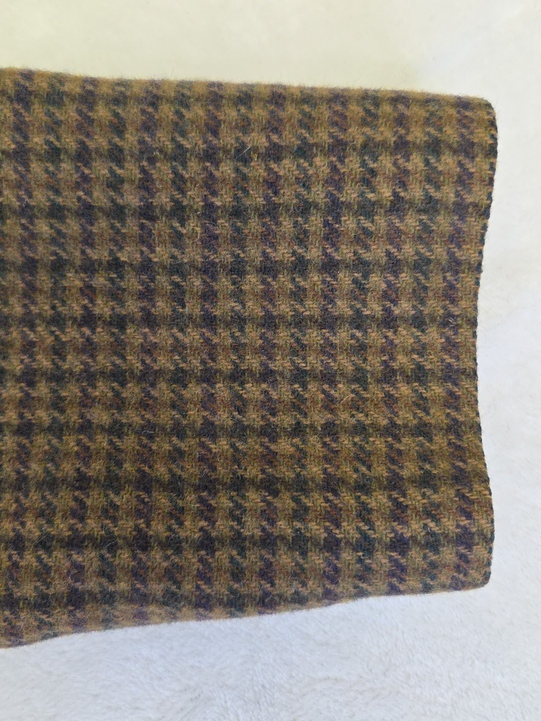 Vtg 90s Braebrook Equestrian English Country Blazer Wool Check Elbow Patches 14