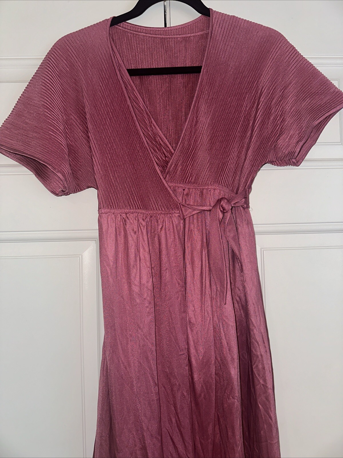 Vintage Maidenform Dreamwear Nightgown Robe Set Size Small Full Sweep Gown Pink