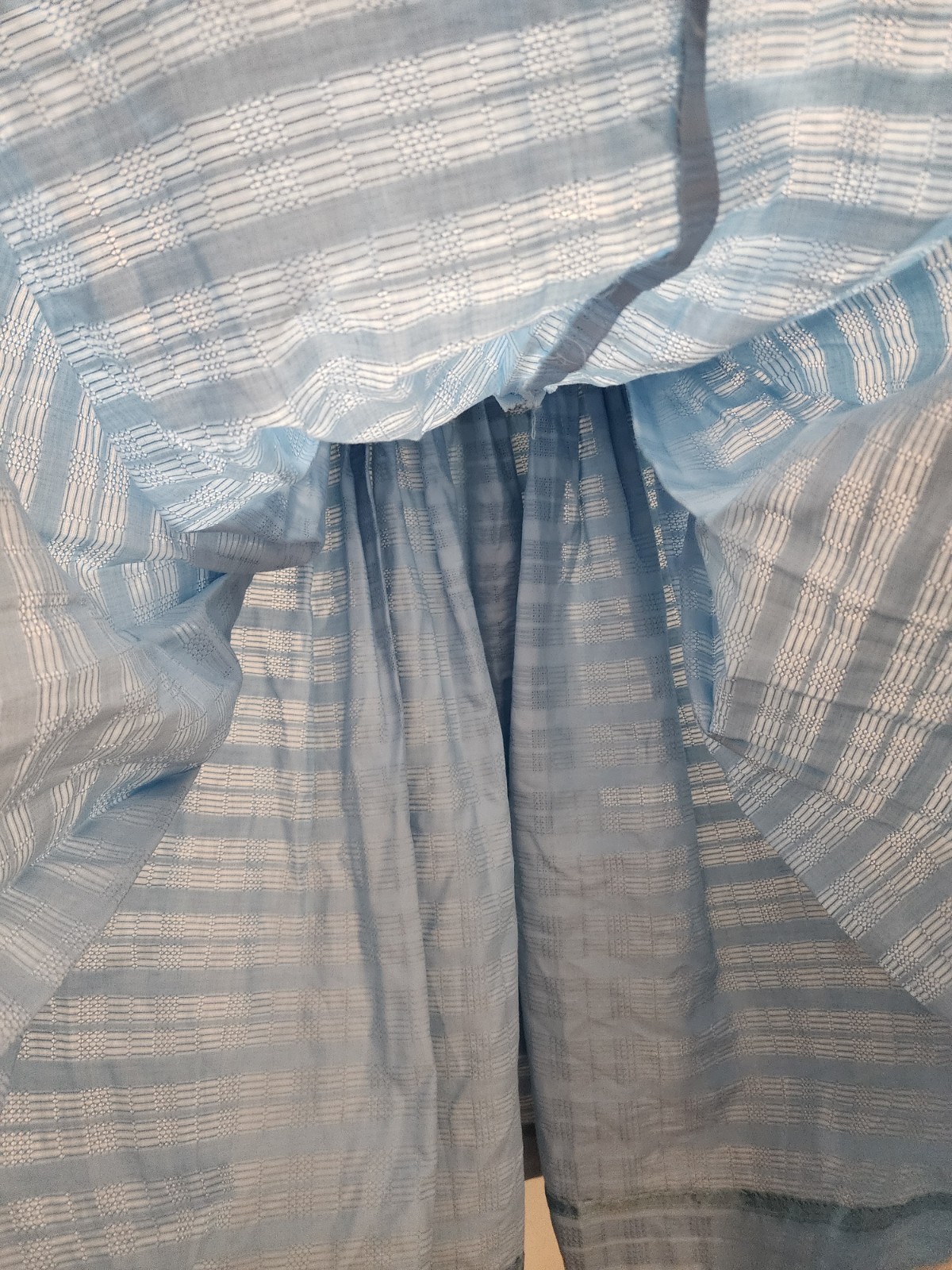 VTG 50s Jonathan Logan Powder Blue Fit & Flare Jrs Day Dress Velvet Ribbon SZ 2