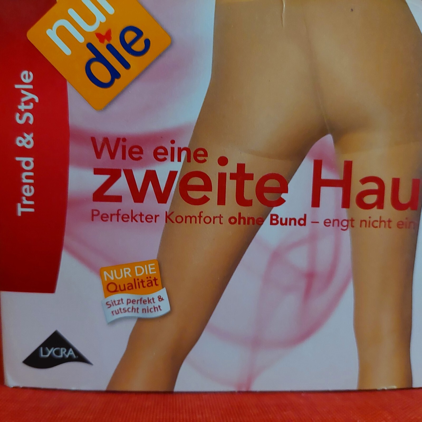 Vintage Pantyhose Zweite Haut Germany Nur Die Size L Color Schwarz BBROS3