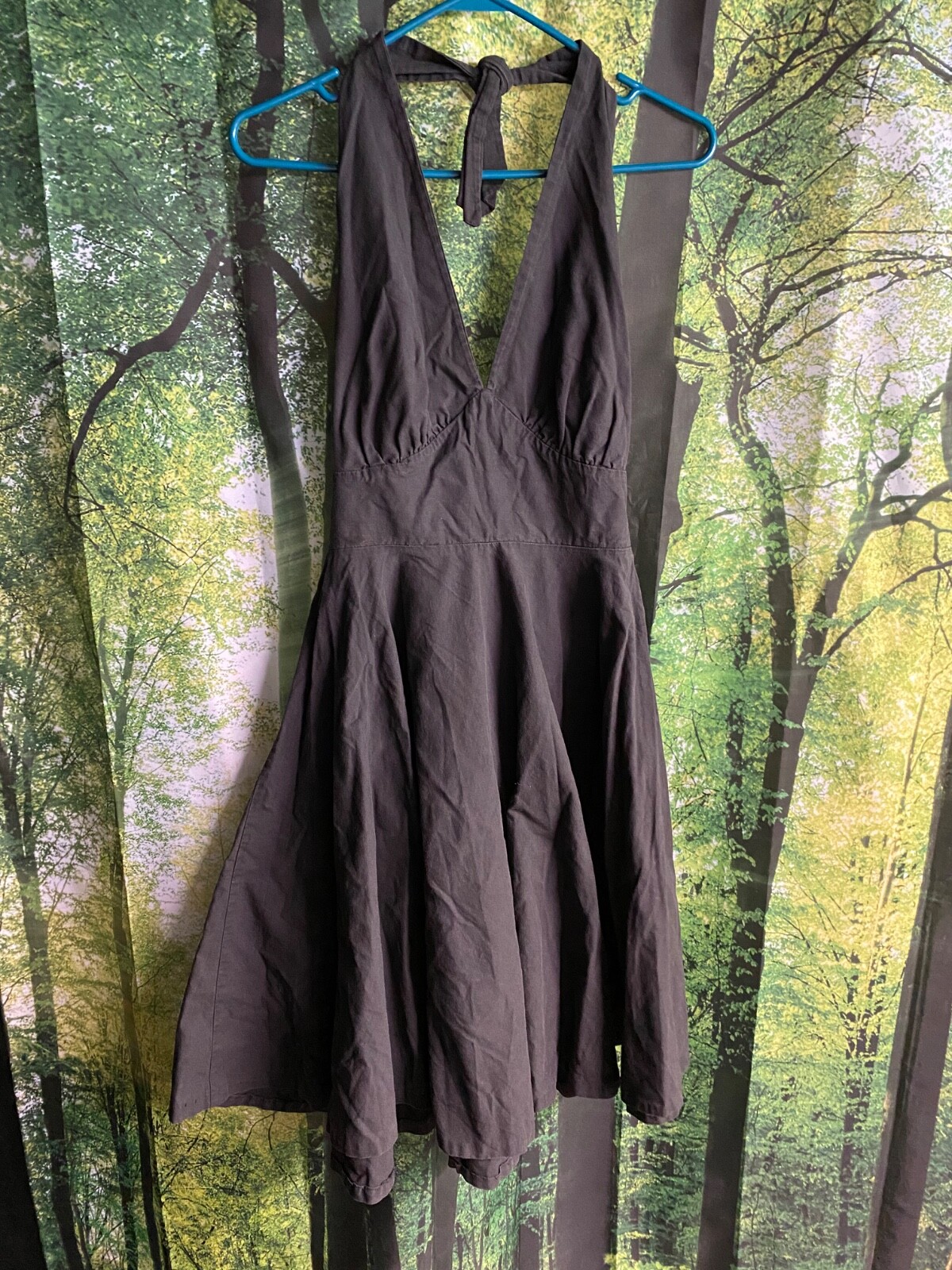 Marilyn Monroe Vintage Black Halter Dress 11/12 1983 Estate of Marilyn Monroe
