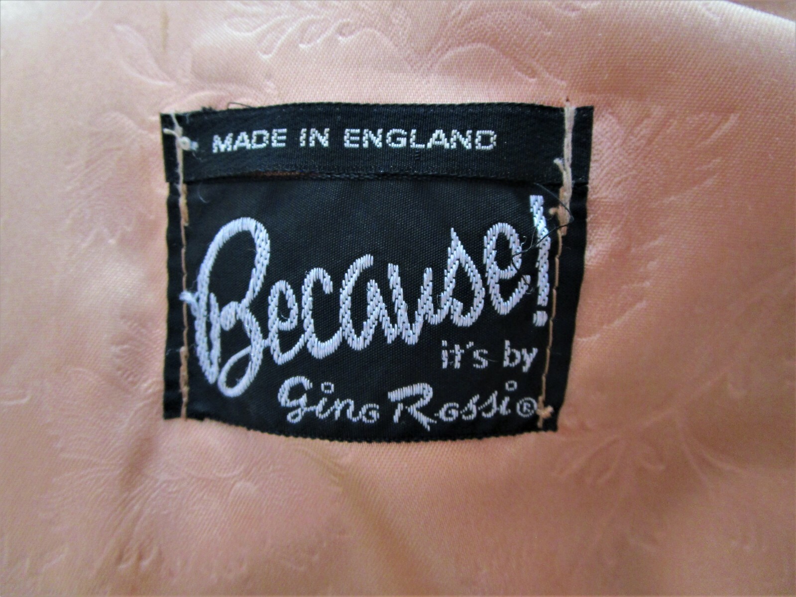 VINTAGE BECAUSE! FAUX FUR COAT BY GINO ROSSI, PRETTY BLONDE, OUTSTANDING!