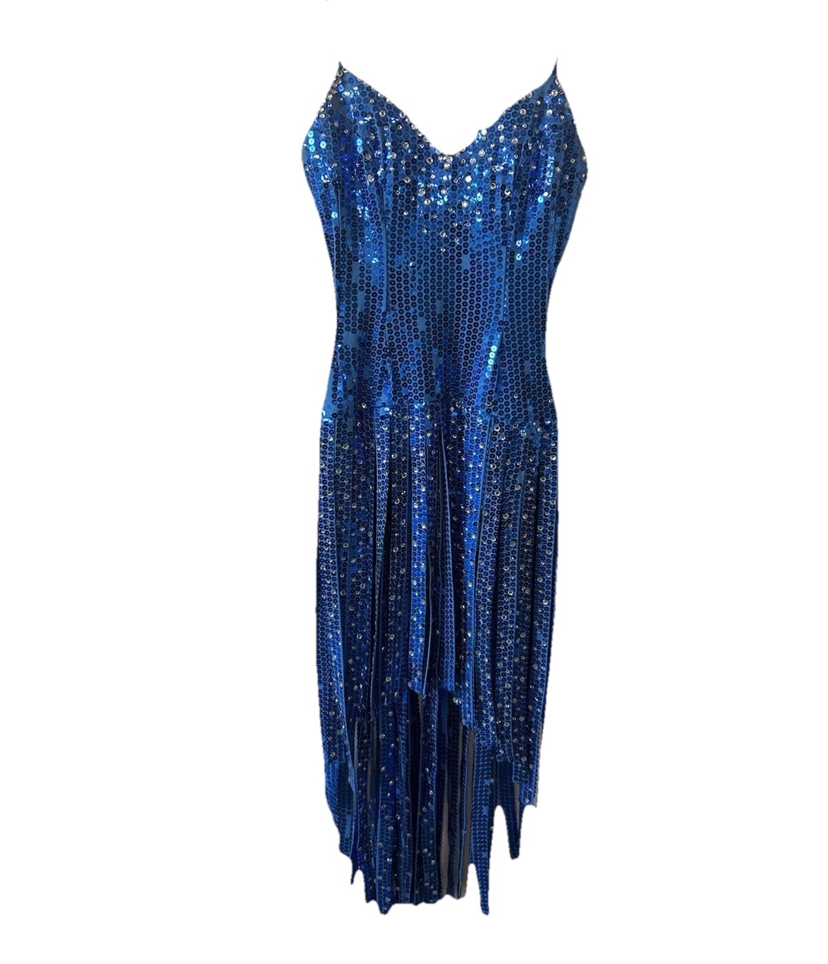 Vintage Showgirl Sequin Fringe Corset Dress Taylor Swift Stage Costume M