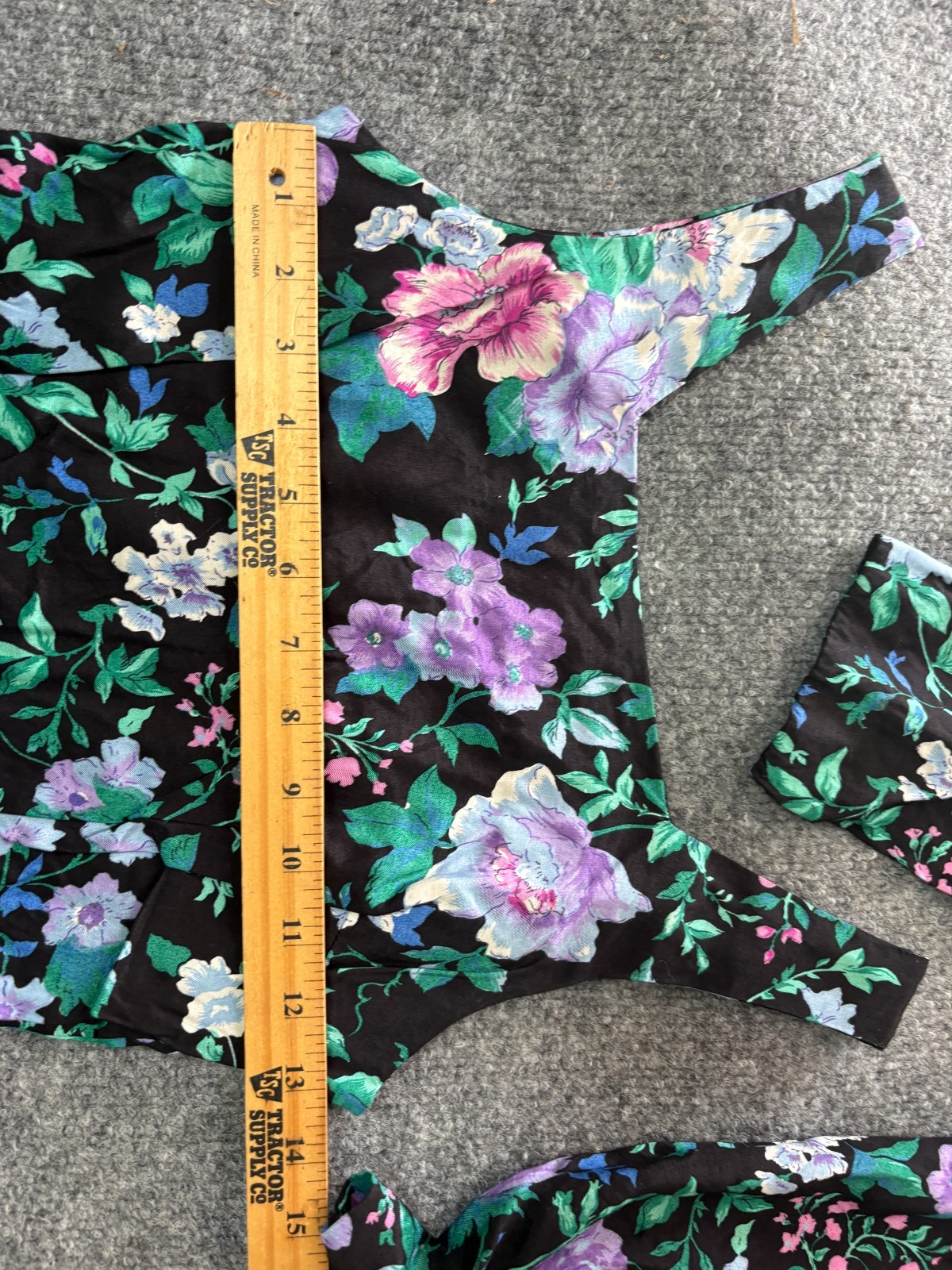 DAWN JOY Formal Dress & Jacket Outfit Button Up Womens 3 – 4 Floral Black VTG