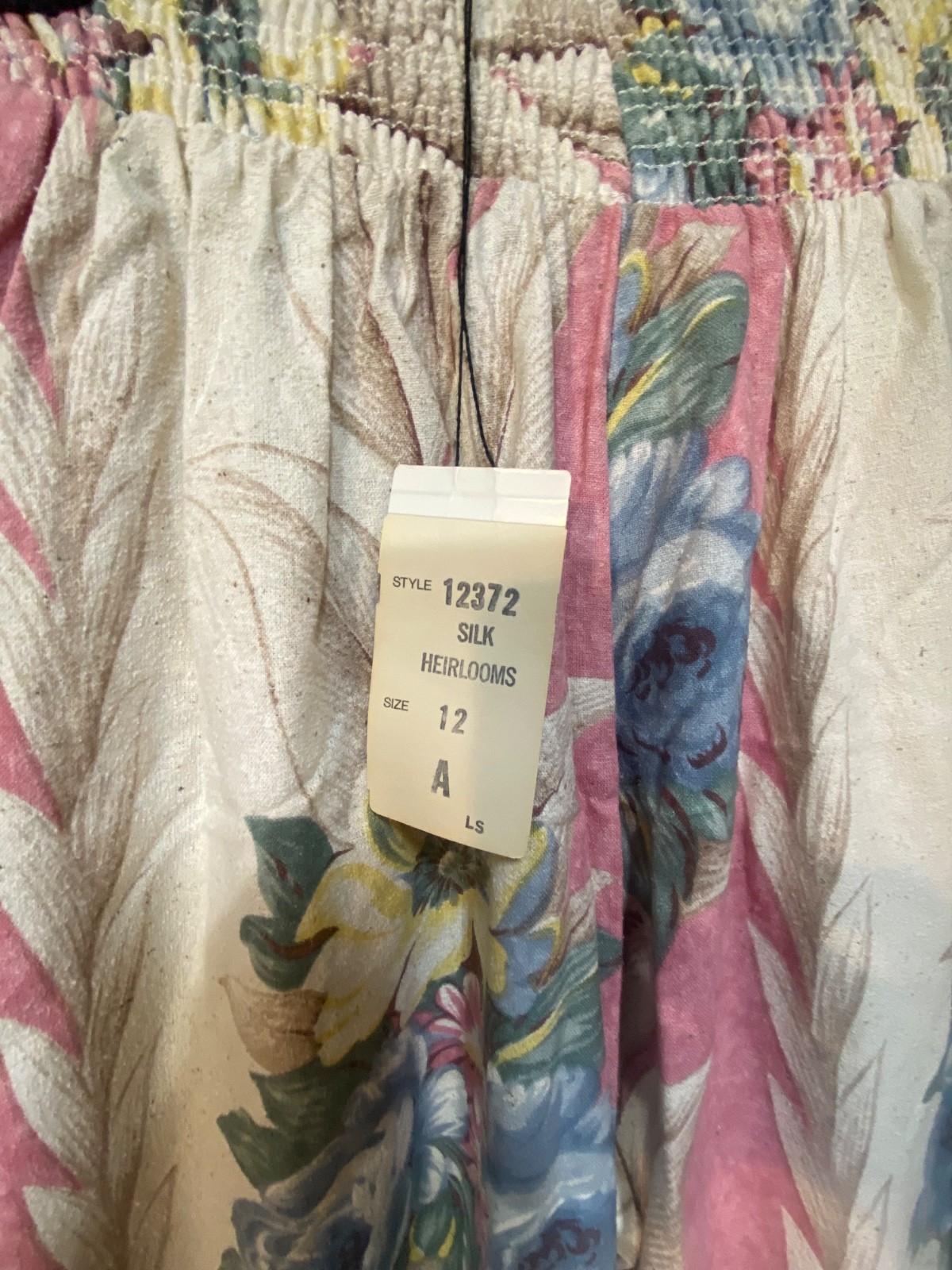 Vtg 1980s Karen Kane Oversize Top and Wide Leg Gaucho Pants Set Sz 12 Rayon NWT