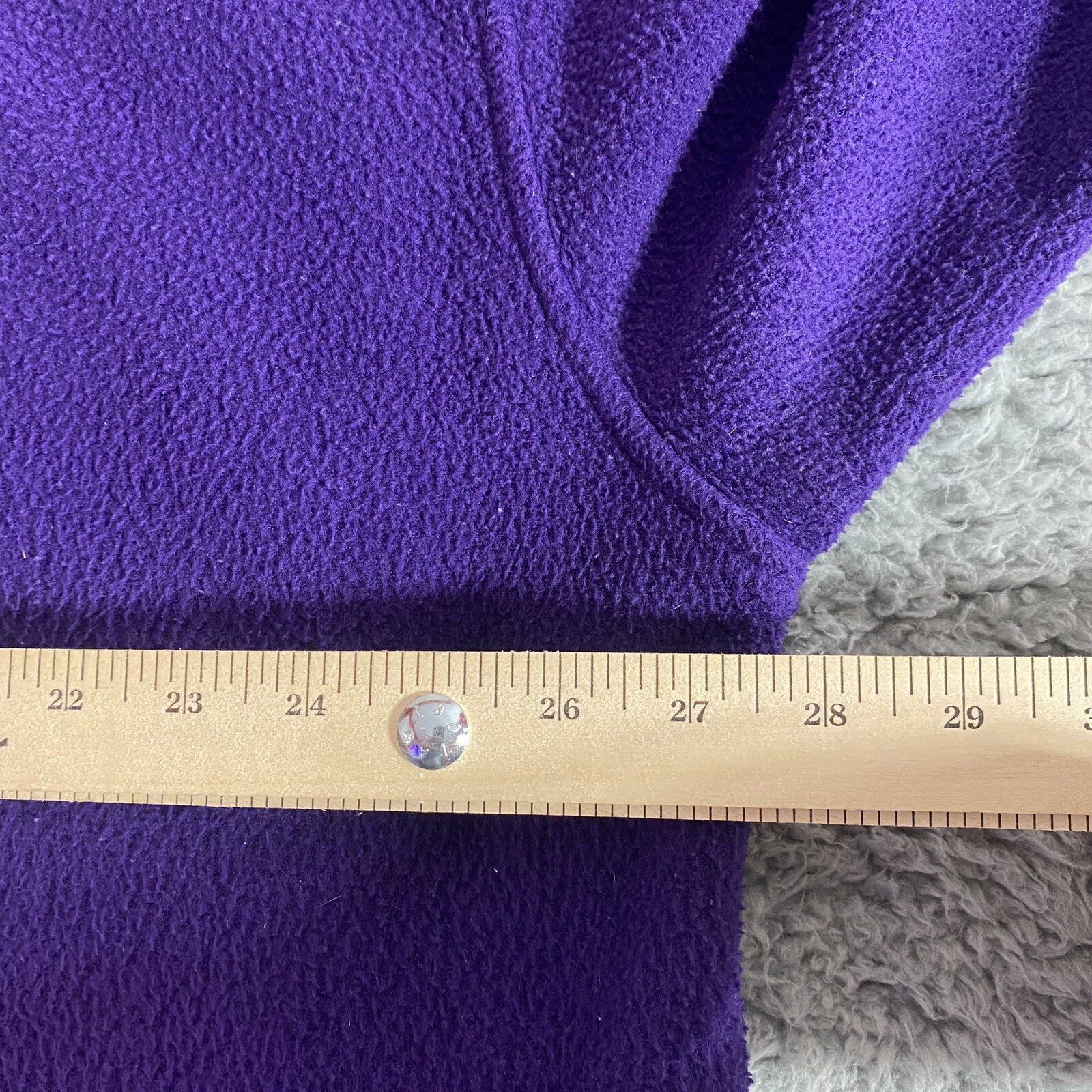 Vintage 90’s Venezia Vitale Fleece Jacket Women’s 14/16 Purple Pink Blue Zip