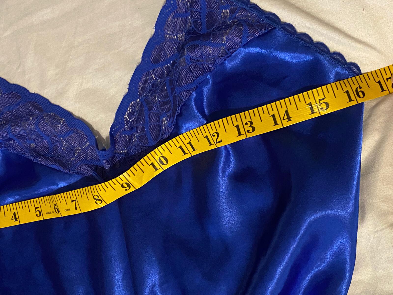 Bodysuit Small One Piece Blue Lace Top Silky Coquette Festival Rave Wear