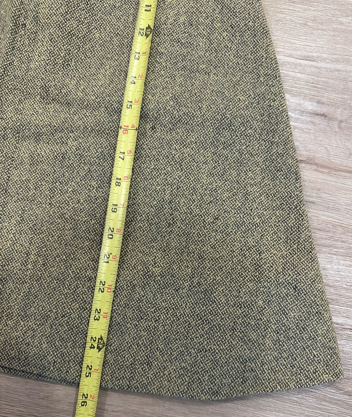 Vintage Saks Fifth Avenue Textured Mod A-Line Twiggy CONMAR Hook Loop 60s Skirt