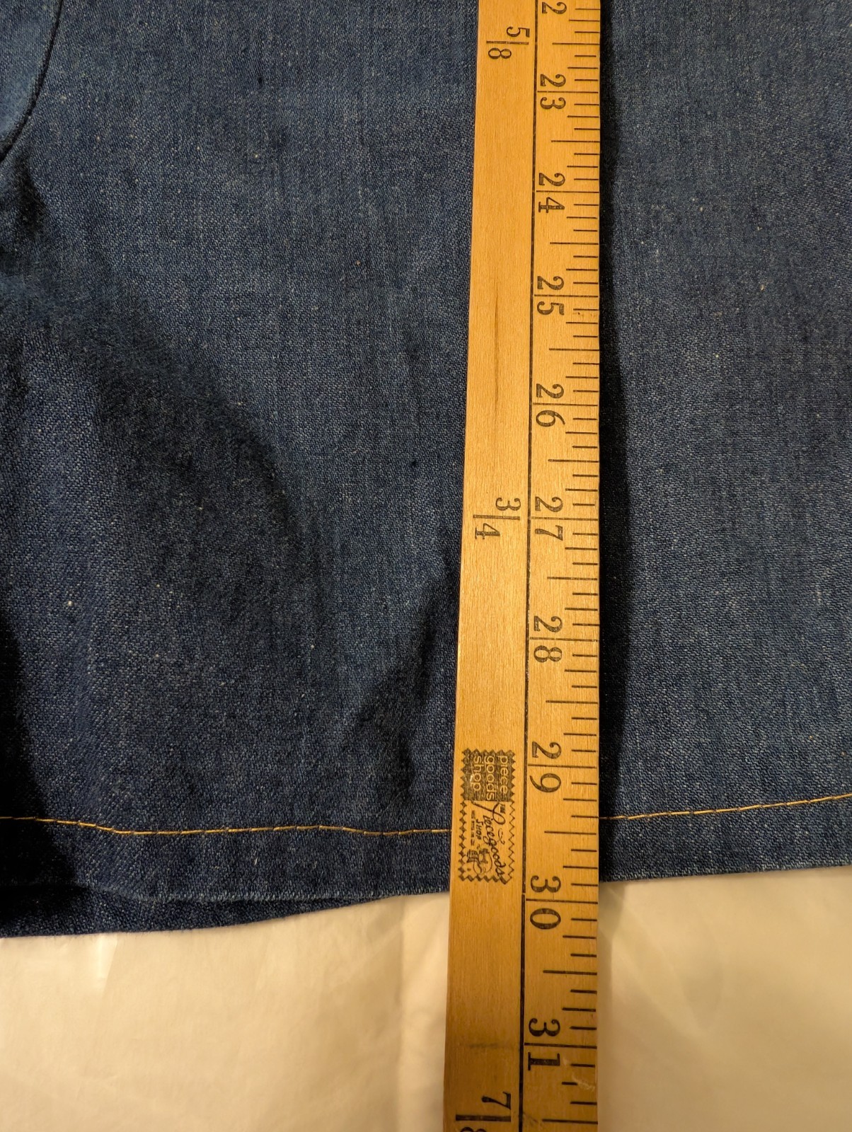 Vintage 70’s Landlubber Girls Blue Denim Jumper Shorts no Size / See Measurement