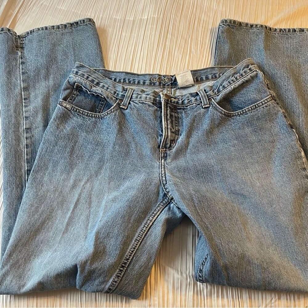 Cruel Girl slim faded denim jeans wide size 17 Xlong