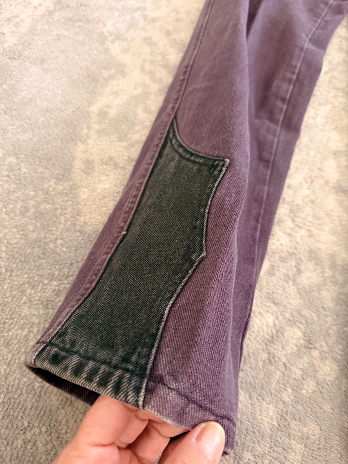 Rocky Mountain Clothing Co Vintage Purple Western High Waist Jeans 28/7 Yoke