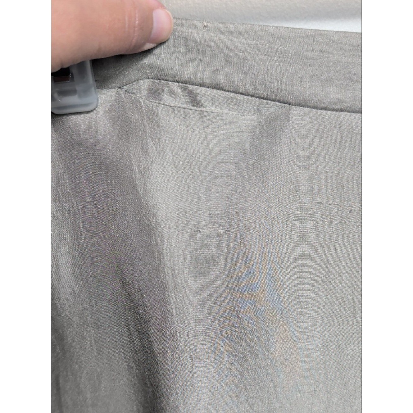Vintage 90s Eileen Fisher Wide Leg Silk Pants Taupe NWT Small Old Money Luxury