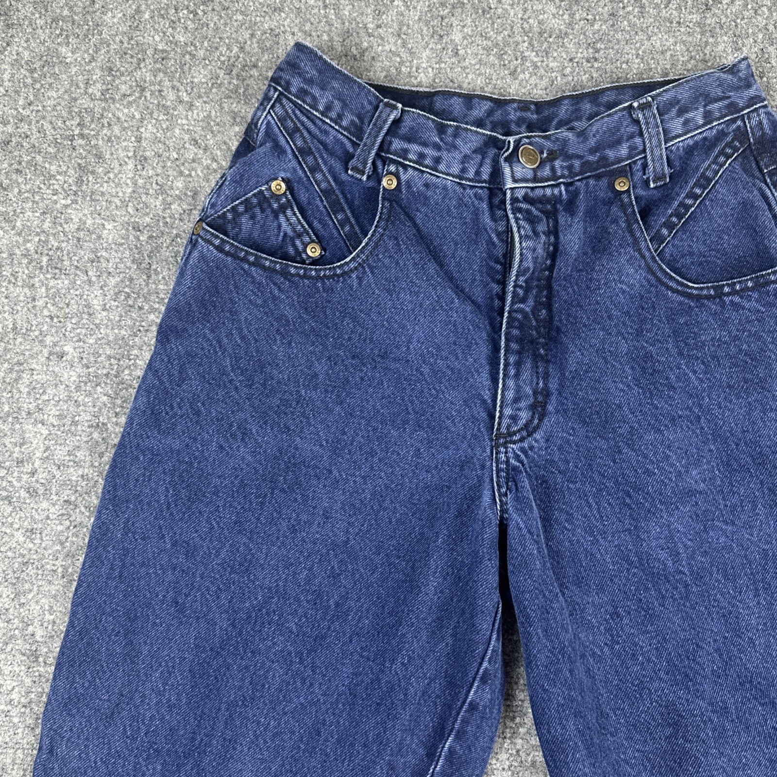 Zena Jeans Denim 80’s Western Style Jeans Junior’s 9 High Rise Tapered Vintage