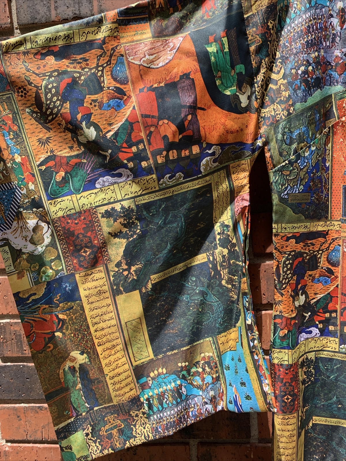 Waltah Clarke’s 60’s 70’s Kimono Sleeves Mod Hawaiian Dress Maxi Vintage MCM