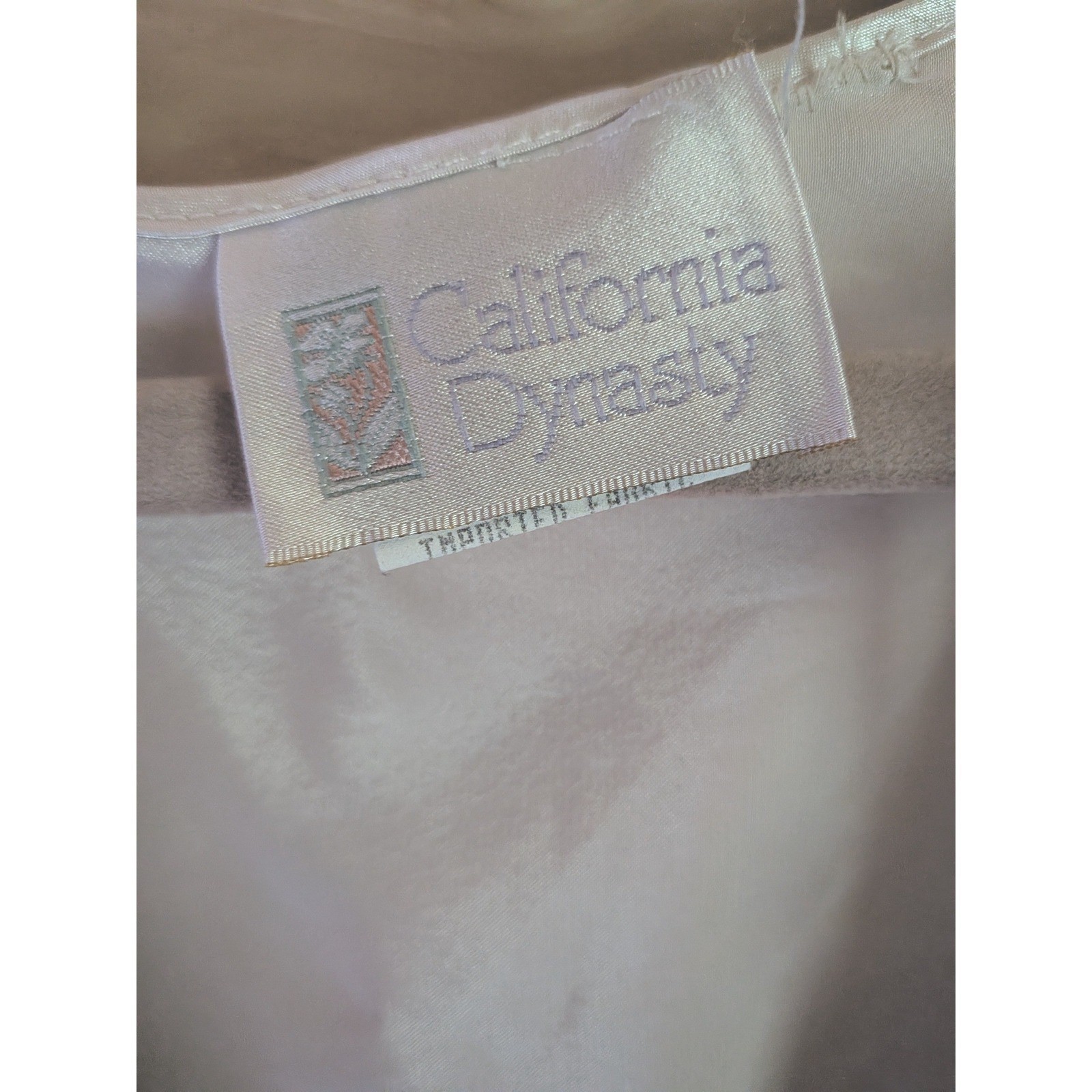California Dynasty Robe Women M Vintage Coquette Angelcore Regencycore Glamour